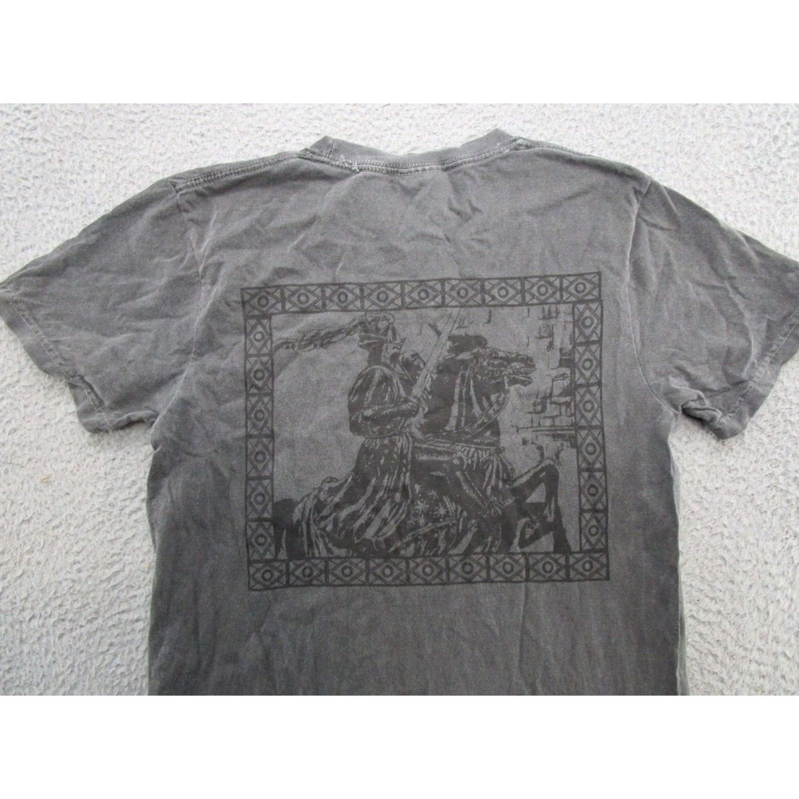 Comfort Colors Fantasy Initiative Gray Double Sided Spell Out T-Shirt Men's Size S Roll Play Shirt Size US S / EU 44-46 / 1 - 5 Thumbnail