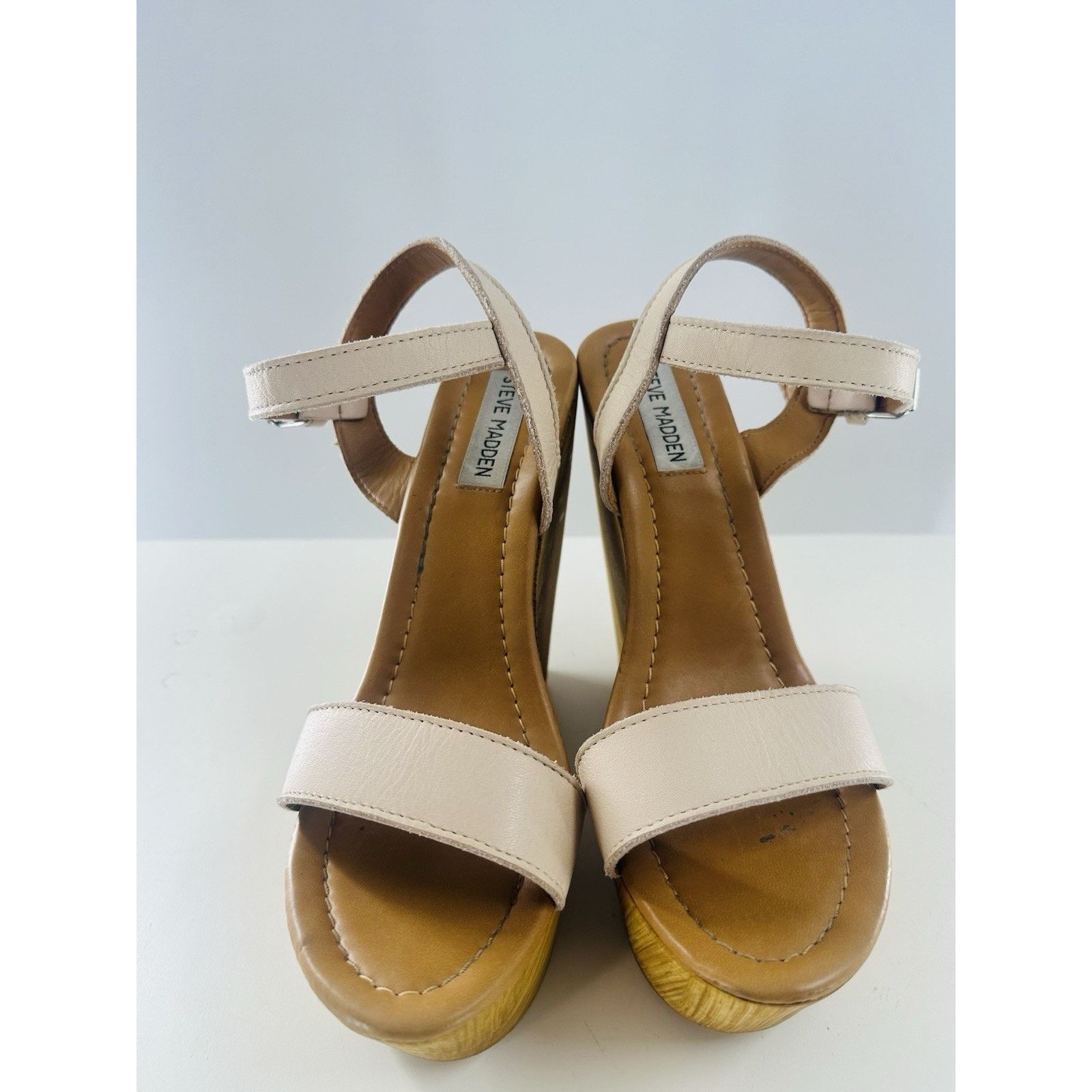 Steve Madden Steve Madden woman’s Takkenn Strappy Wedge sandals size 8 Size US 8 / IT 38 - 13 Thumbnail