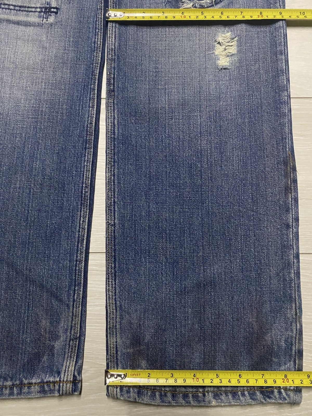 Maison Margiela Japanese Brand Patchwork Baggy Denim Margiela Style Size US 32 / EU 48 - 18 Thumbnail
