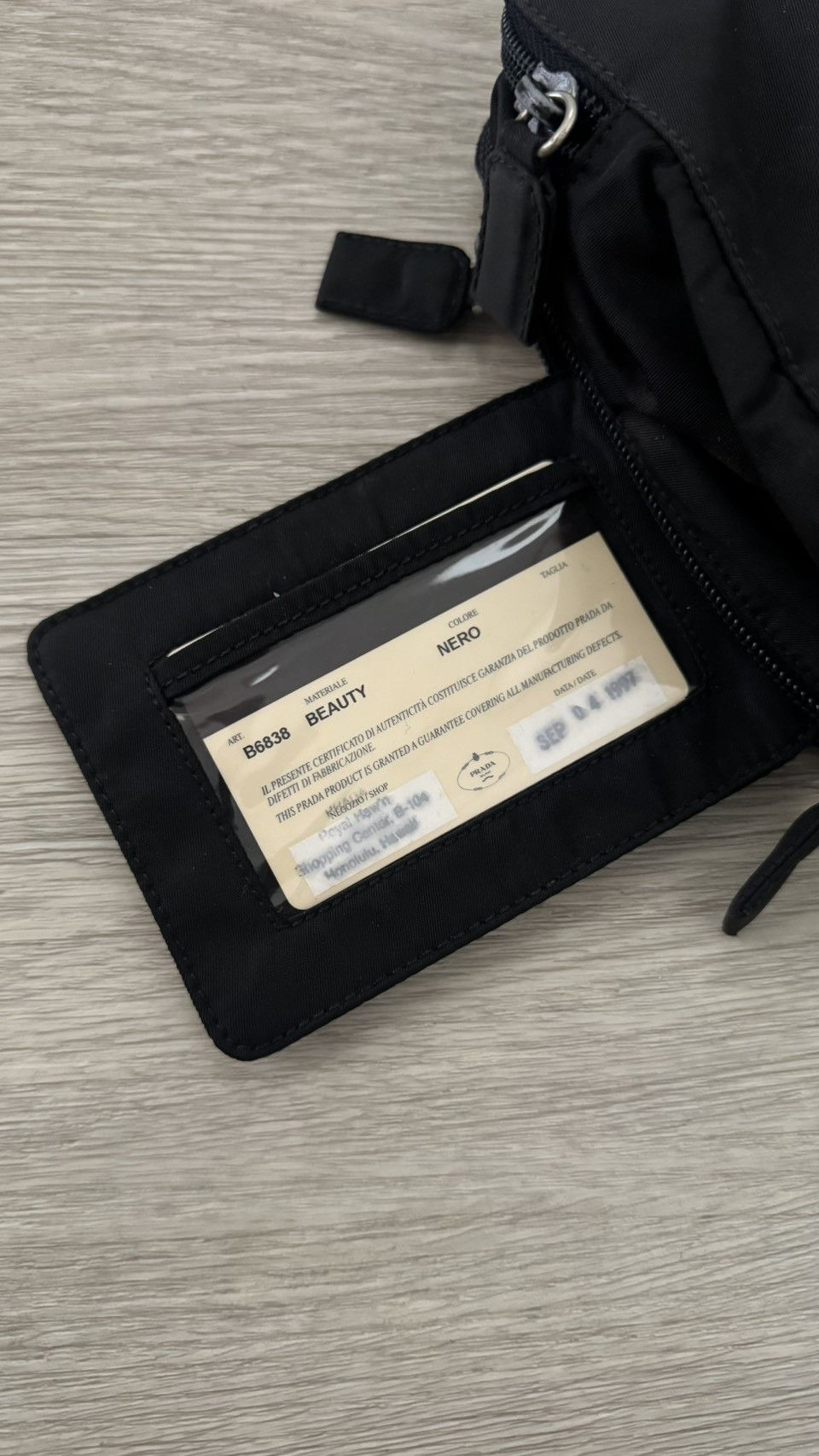 Prada Prada tessuto Nero Nylon mini bag Size ONE SIZE - 4 Thumbnail