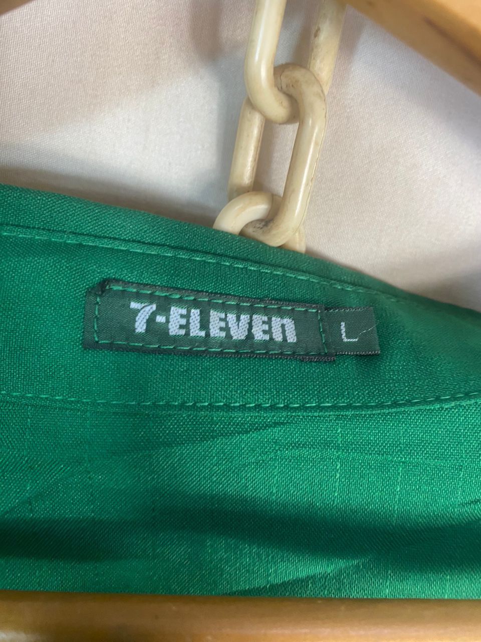 Japanese Brand Vintage 7-eleven spellout uniform zipper shirt Size US L / EU 52-54 / 3 - 11 Thumbnail