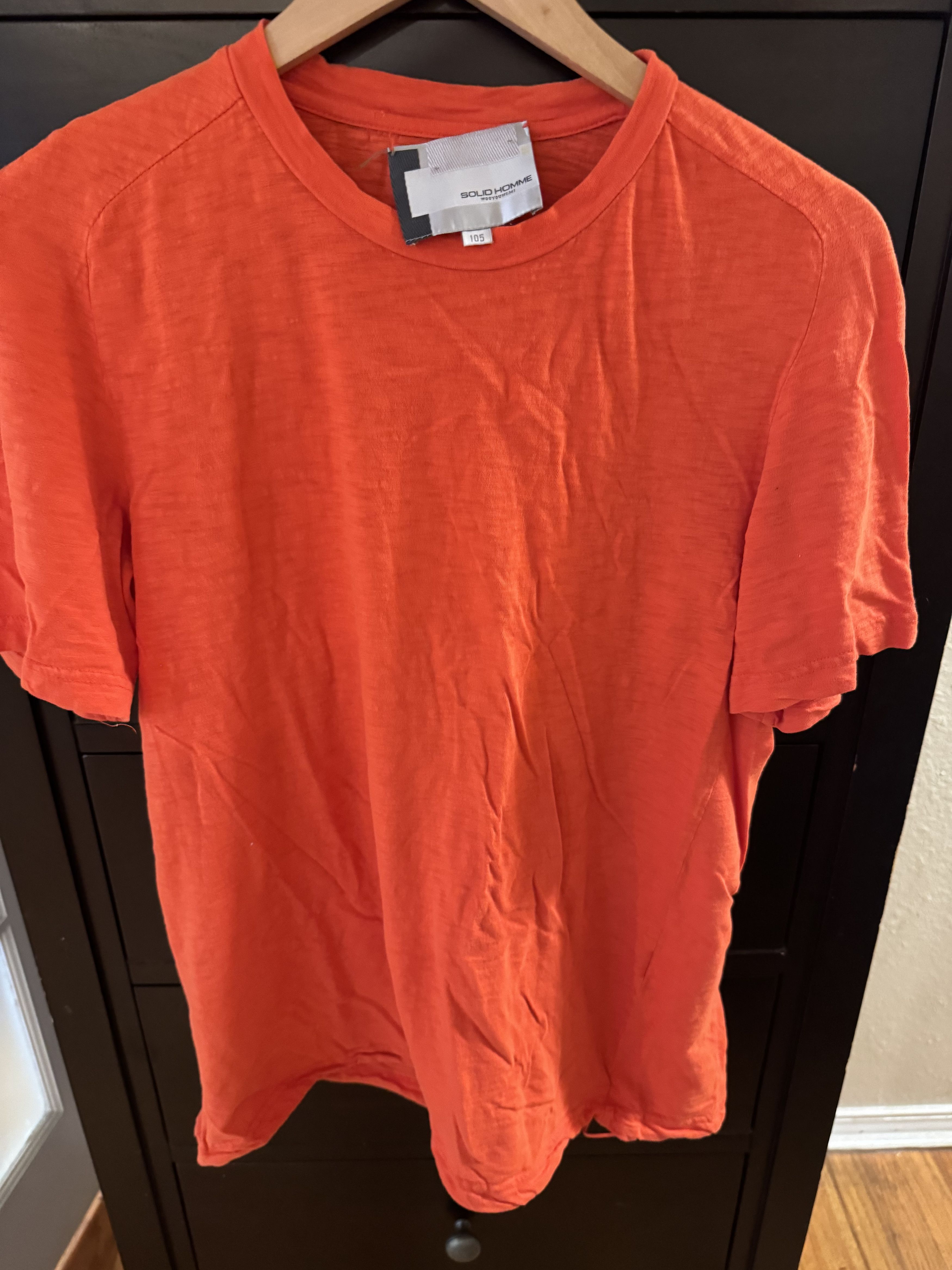 Solid Homme Solid Homme Orange T-Shirt. US M Size US M / EU 48-50 / 2 - 1 Thumbnail