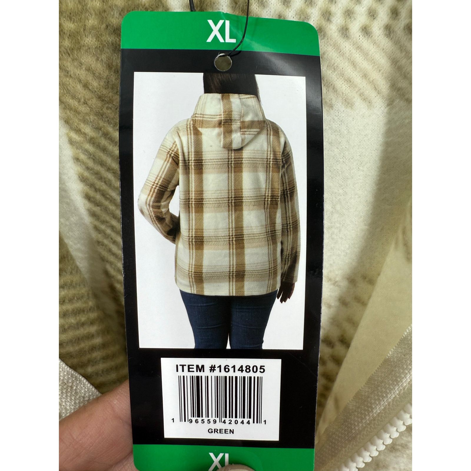 Other NEW O’Neill Womens Fleece Flannel Plaid Hoodie Pullover XL Size XL / US 12-14 / IT 48-50 - 8 Thumbnail