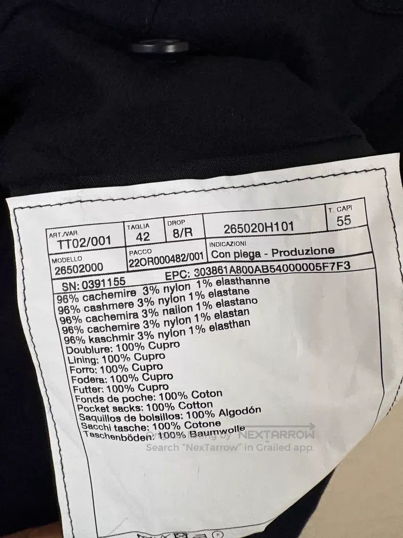 Hermes Hermes Men's cashmere leisure pants for autumn and winter Size US 26 / EU 42 - 8 Thumbnail