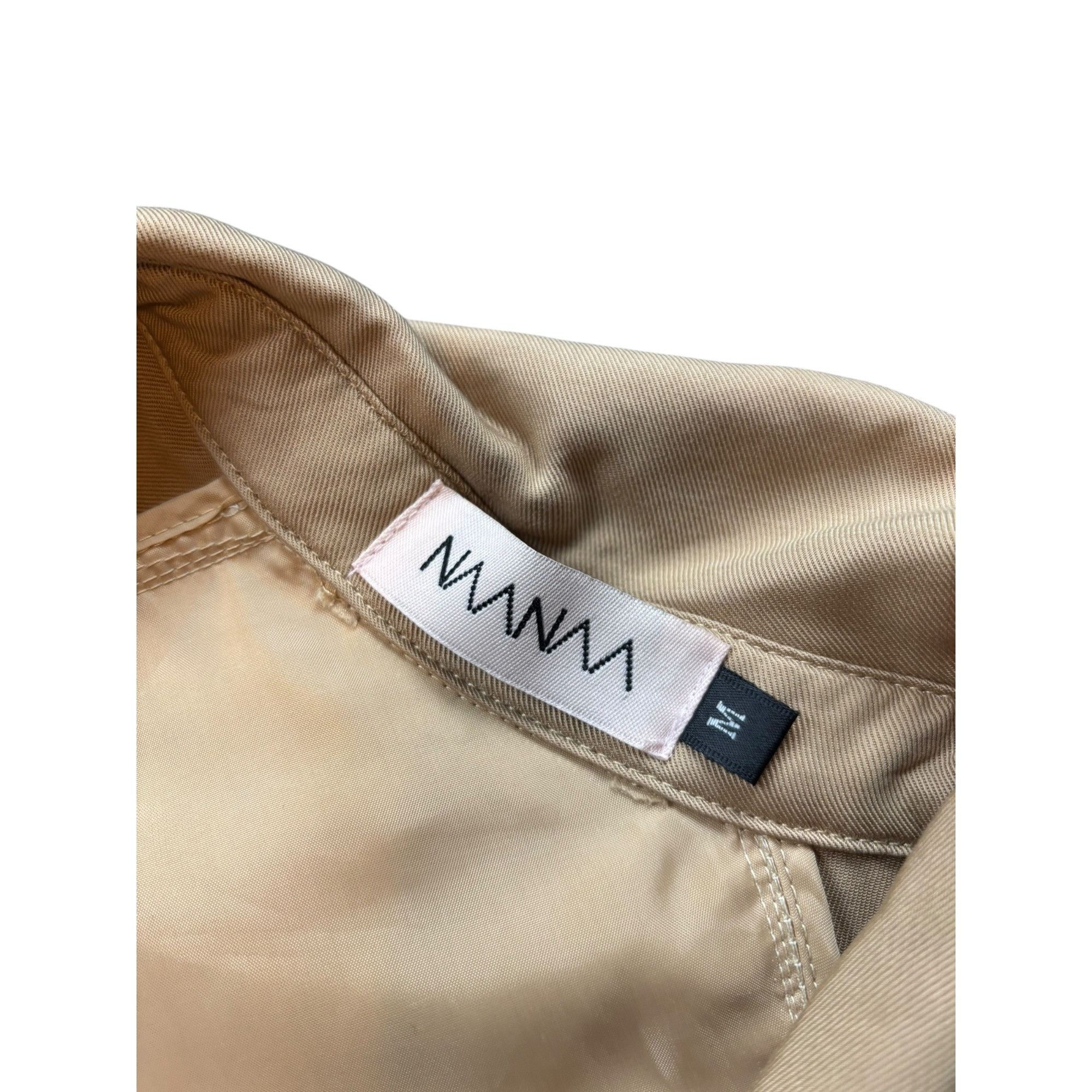 Other NAAVAA Womens Double-Breasted Trench Coat Beige Medium Size M / US 6-8 / IT 42-44 - 6 Thumbnail