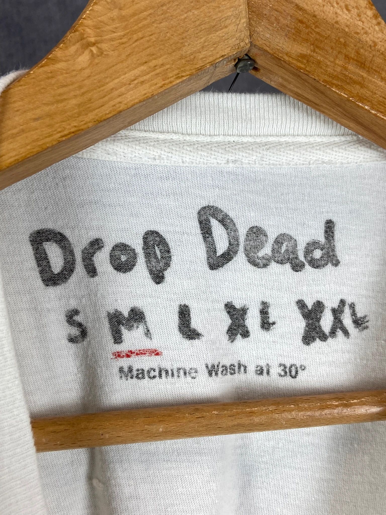 Drop Dead Clothing Drop Dead White Tee / Clean Alt Skate Essential (M) Size US M / EU 48-50 / 2 - 3 Thumbnail