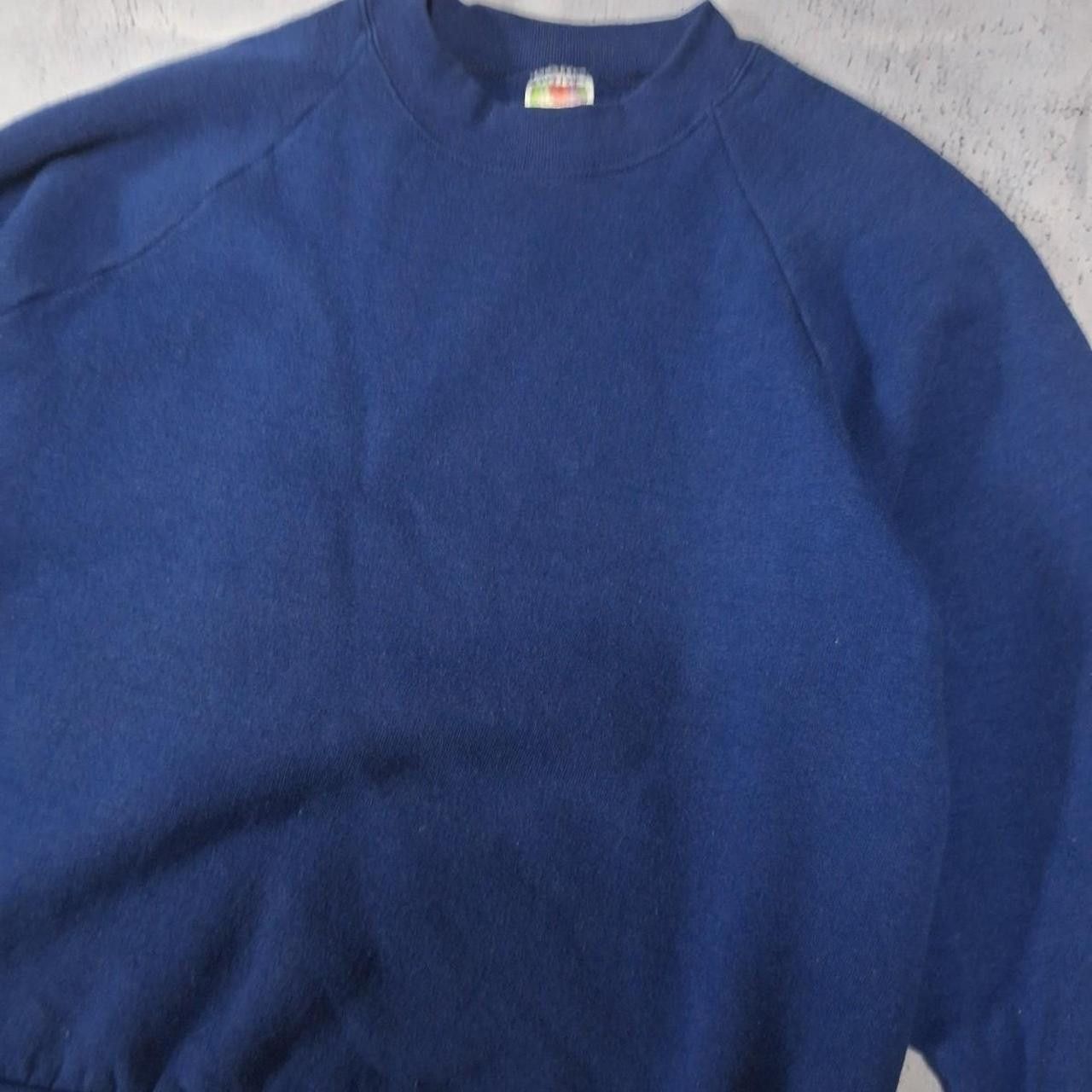 Fruit Of The Loom Blue Fruit of the Loom sweatshirt #retro Size US L / EU 52-54 / 3 - 2 Thumbnail