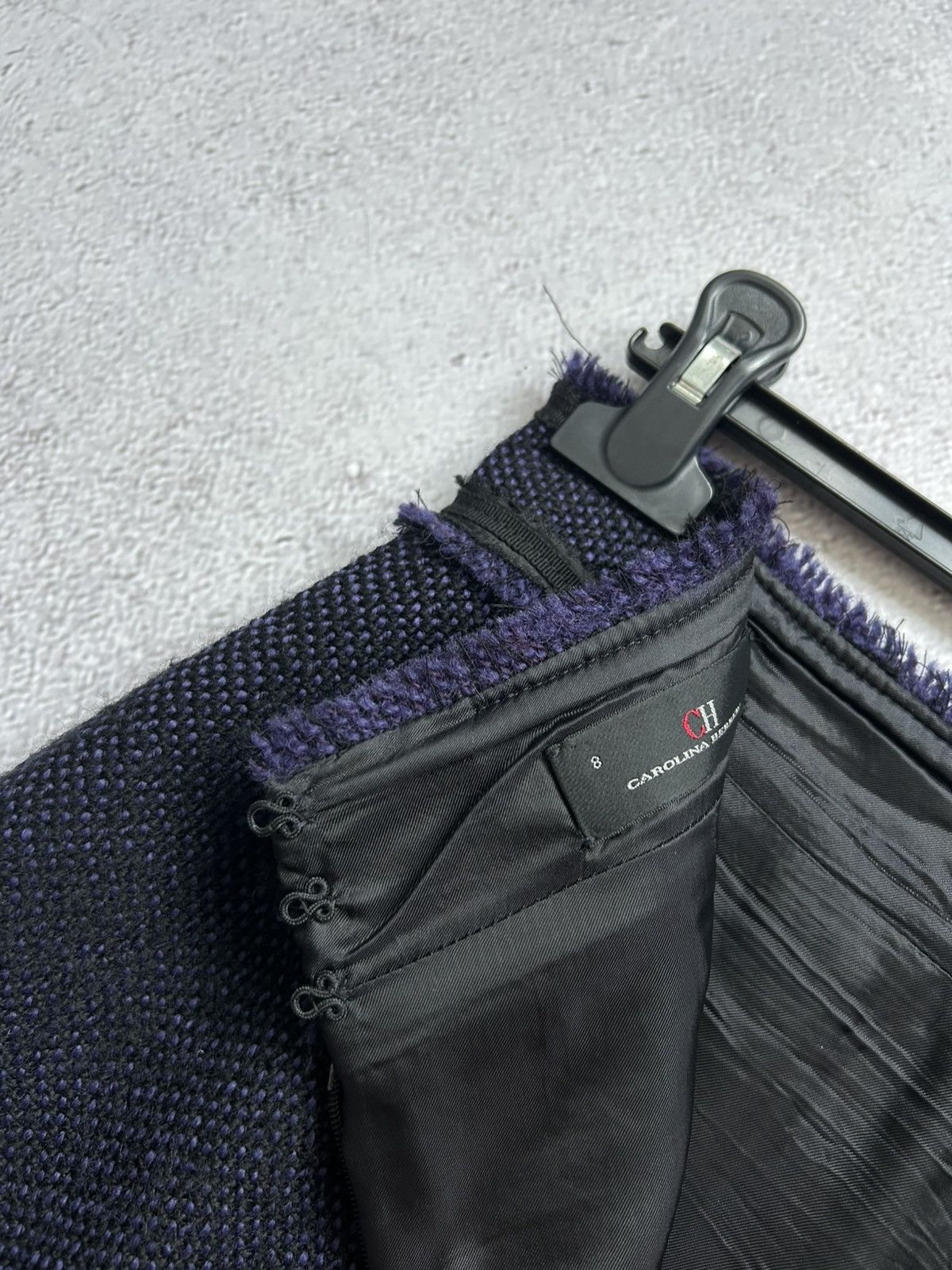 Carolina Herrera × Designer Carolina Herrera premium dark blue skirt size 8 Size 30" / US 8 / IT 44 - 16 Thumbnail
