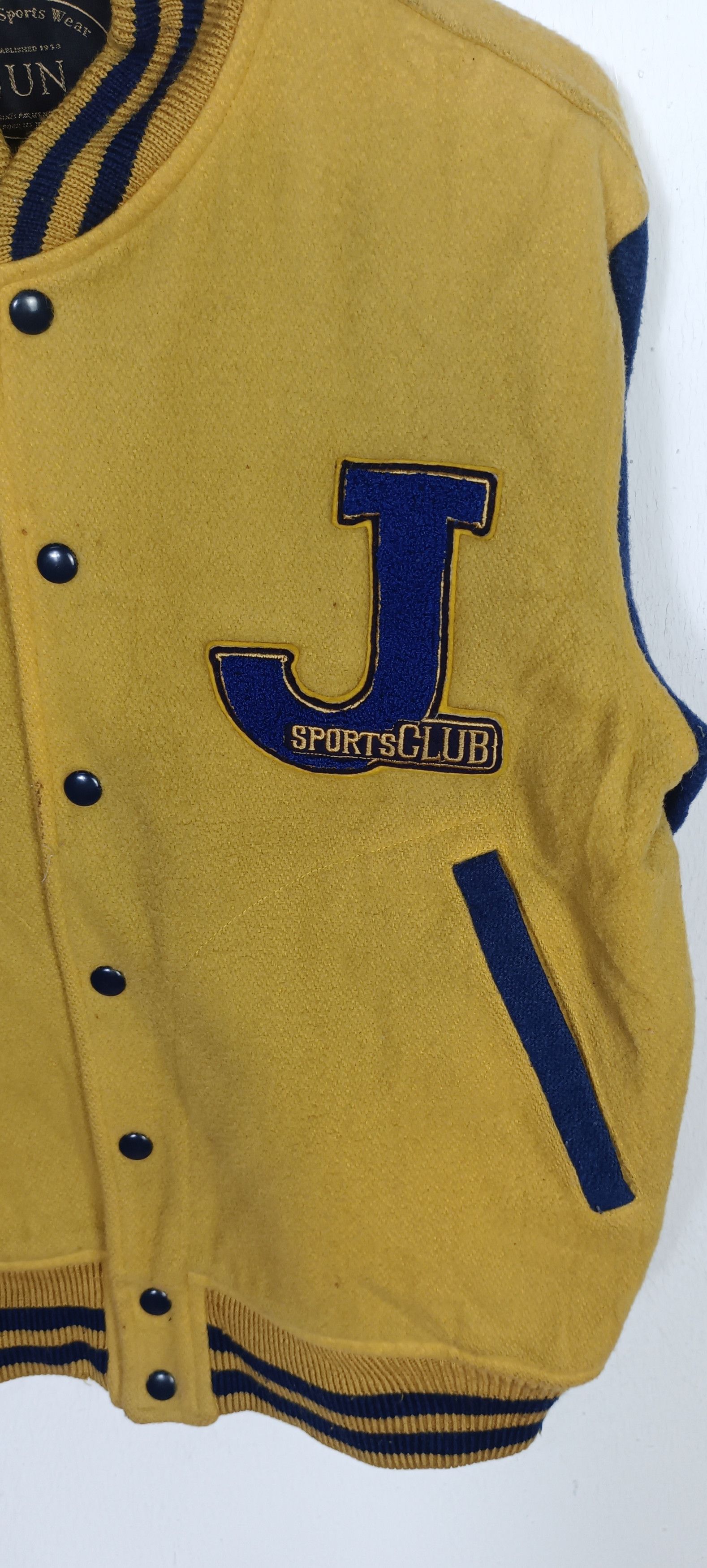 Japanese Brand × Jun Takahashi 80s🔥 Jun Sport Club by Jun Takahashi Varsity Jacket Size US M / EU 48-50 / 2 - 6 Thumbnail