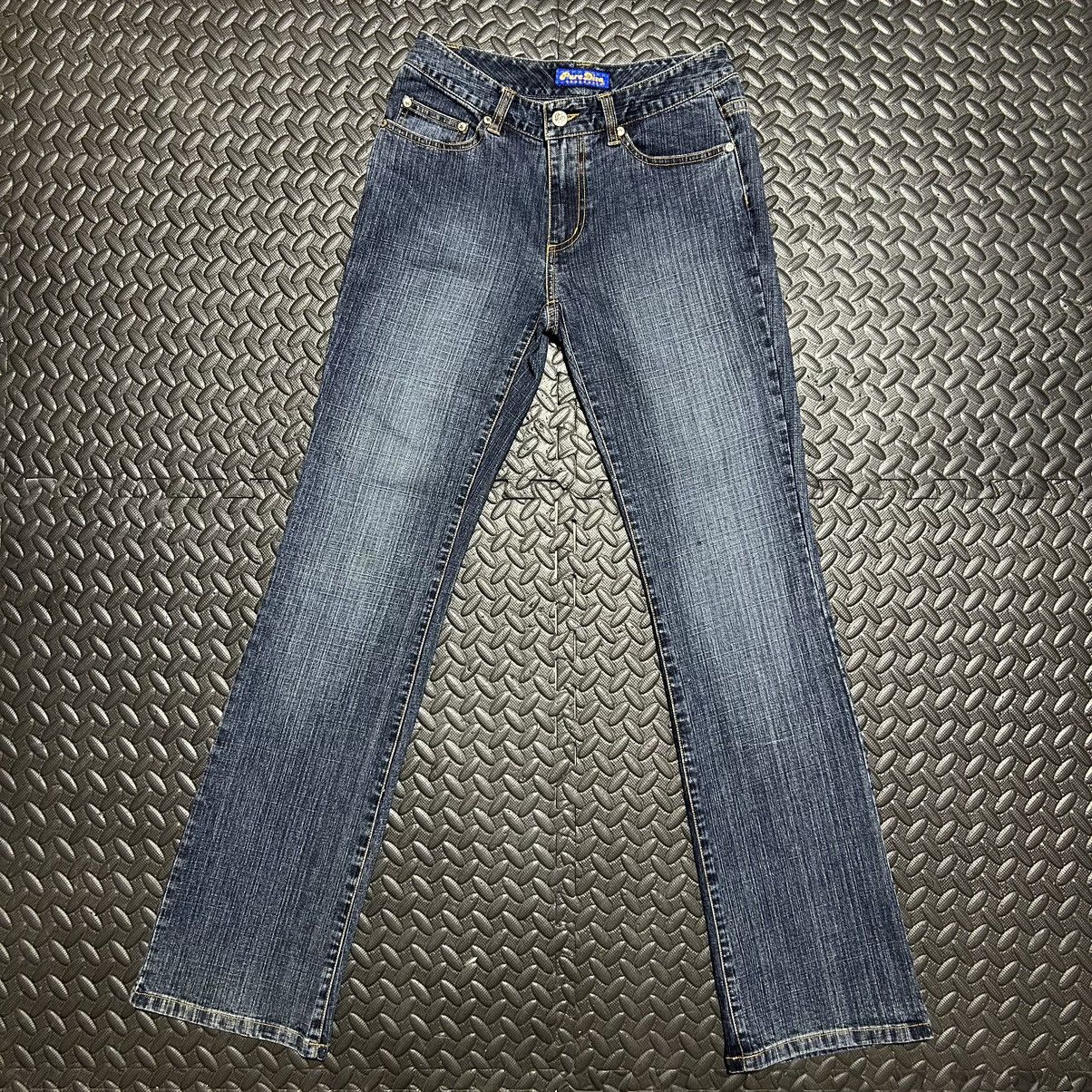 Designer × Vintage Pure Diva Jeans Straight Leg Low Rise Women’s Size 3 Juniors Size 26" / US 2 / IT 38 - 1 Thumbnail