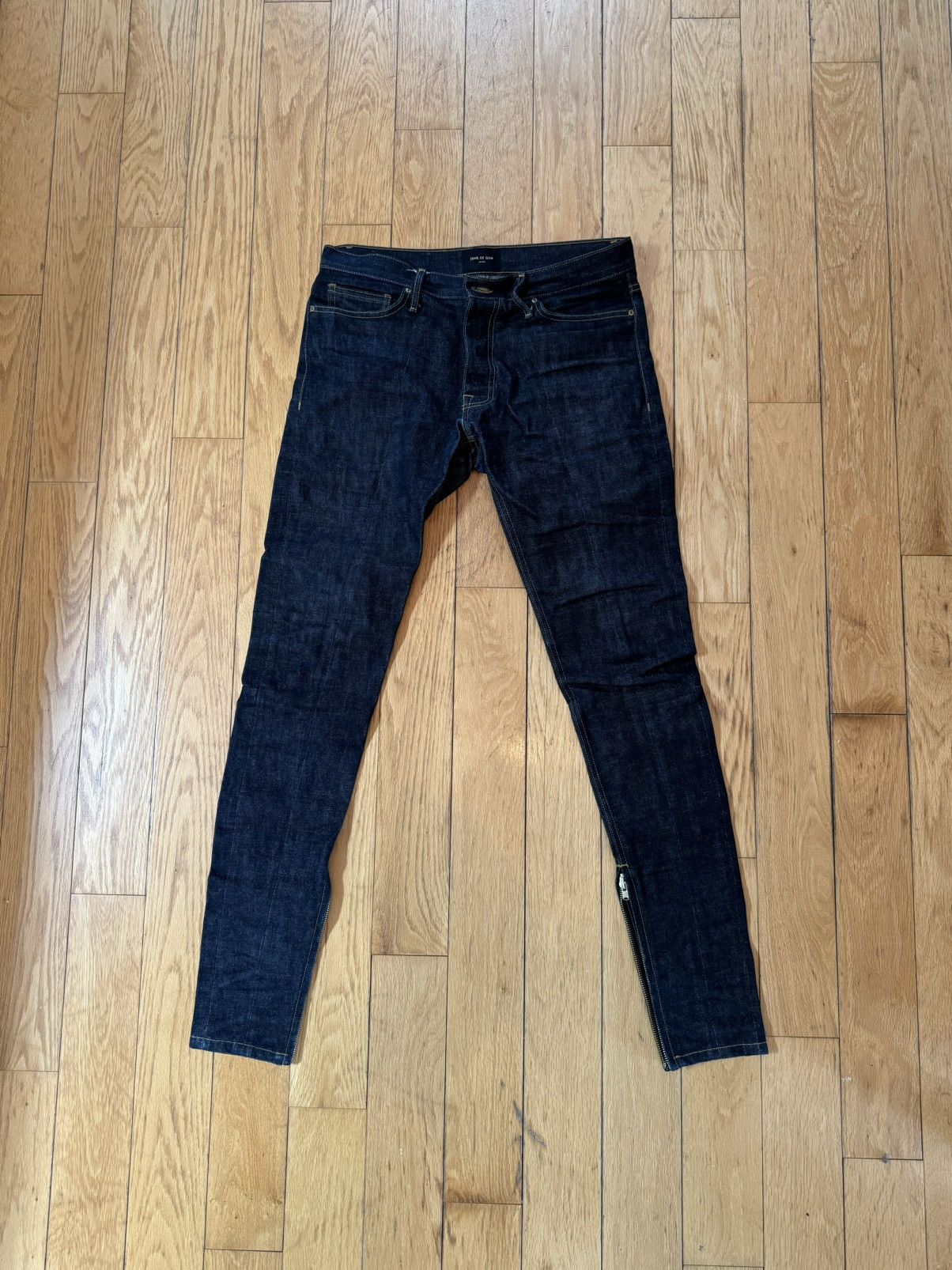 Fear of God Fear Of God Denim Dark Blue 32 Size US 32 / EU 48 - 1 Thumbnail