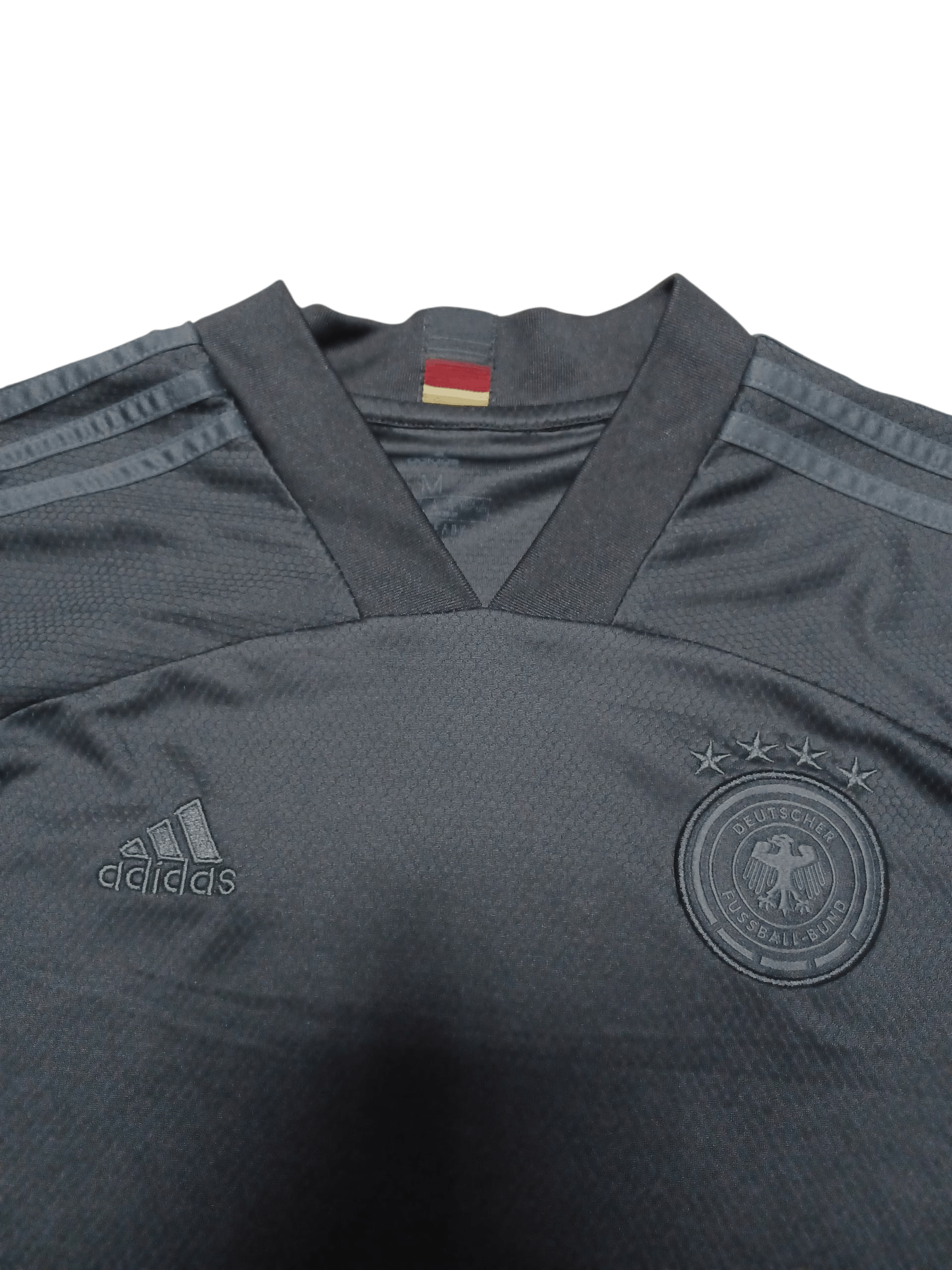 Adidas GERMANY ADIDAS VINTAGE 2019 ALL BLACK SOCCER JERSEY FOOTBALL Size US M / EU 48-50 / 2 - 2 Thumbnail