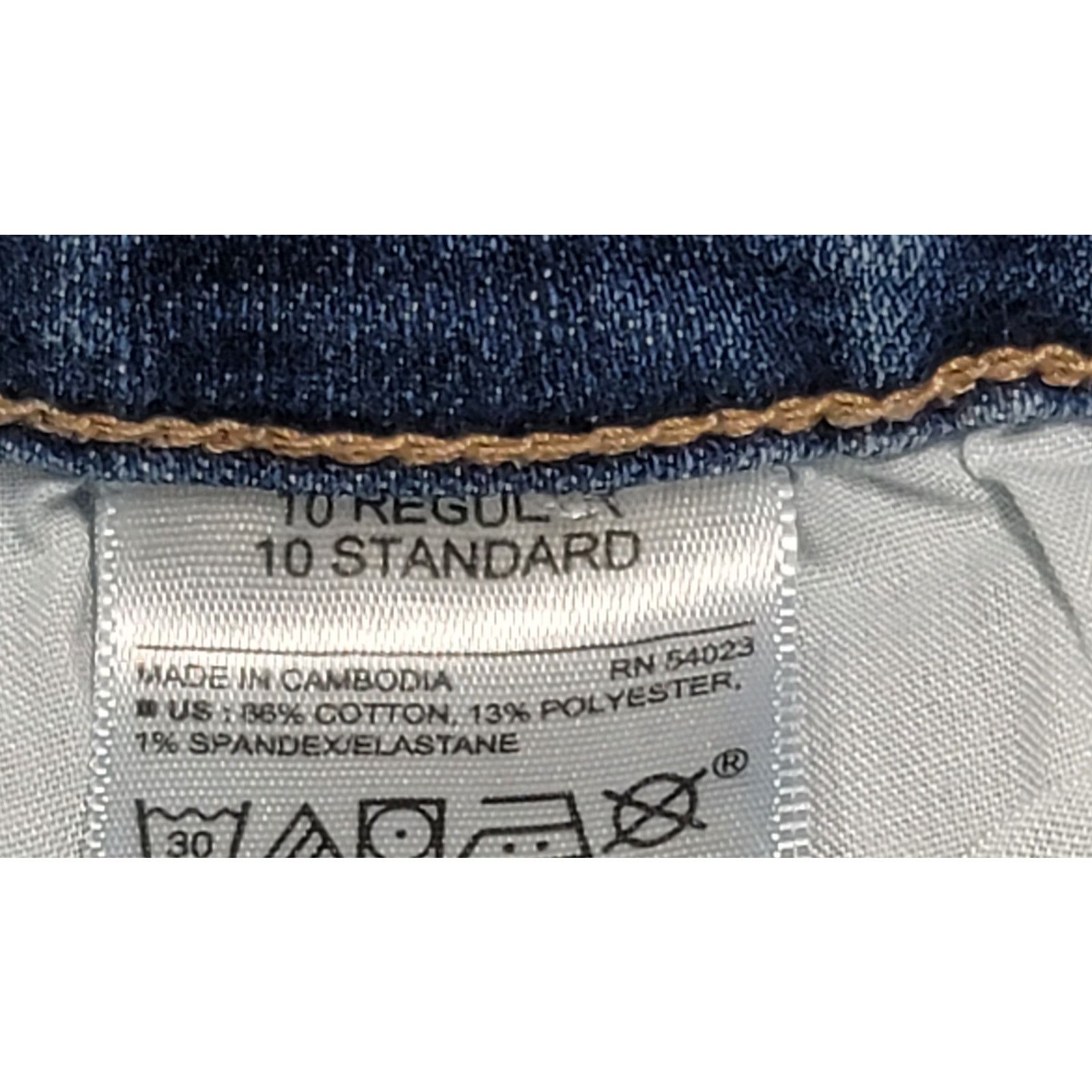 Old Navy Old Navy Stone Washed Blue Mid Rise Denim Jeans 10 Stretch Size 32" / US 10 / IT 46 - 5 Thumbnail
