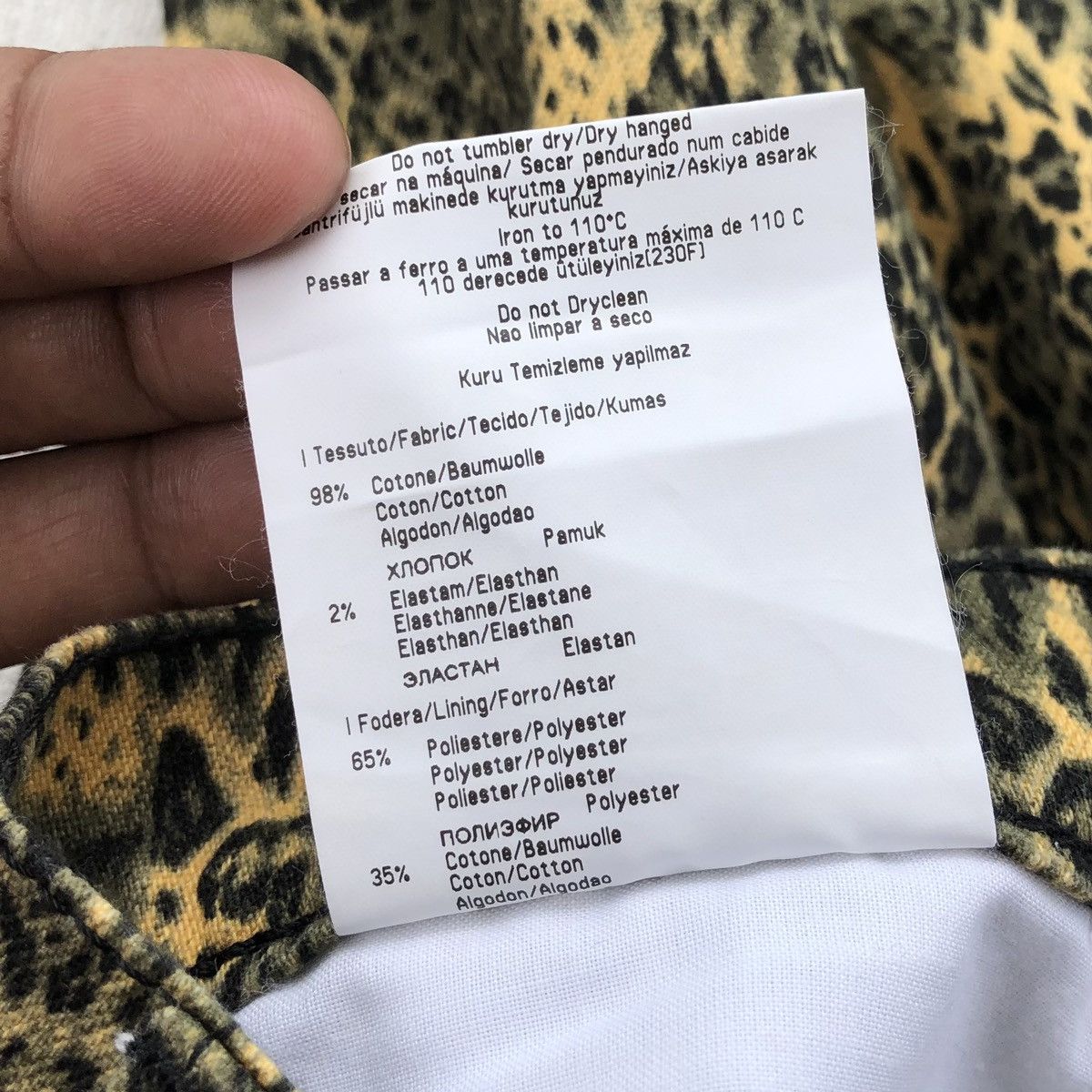 Versace Versace Jeans Couture Pants With An All-Over Leopard Print Size 30" / US 8 / IT 44 - 15 Thumbnail