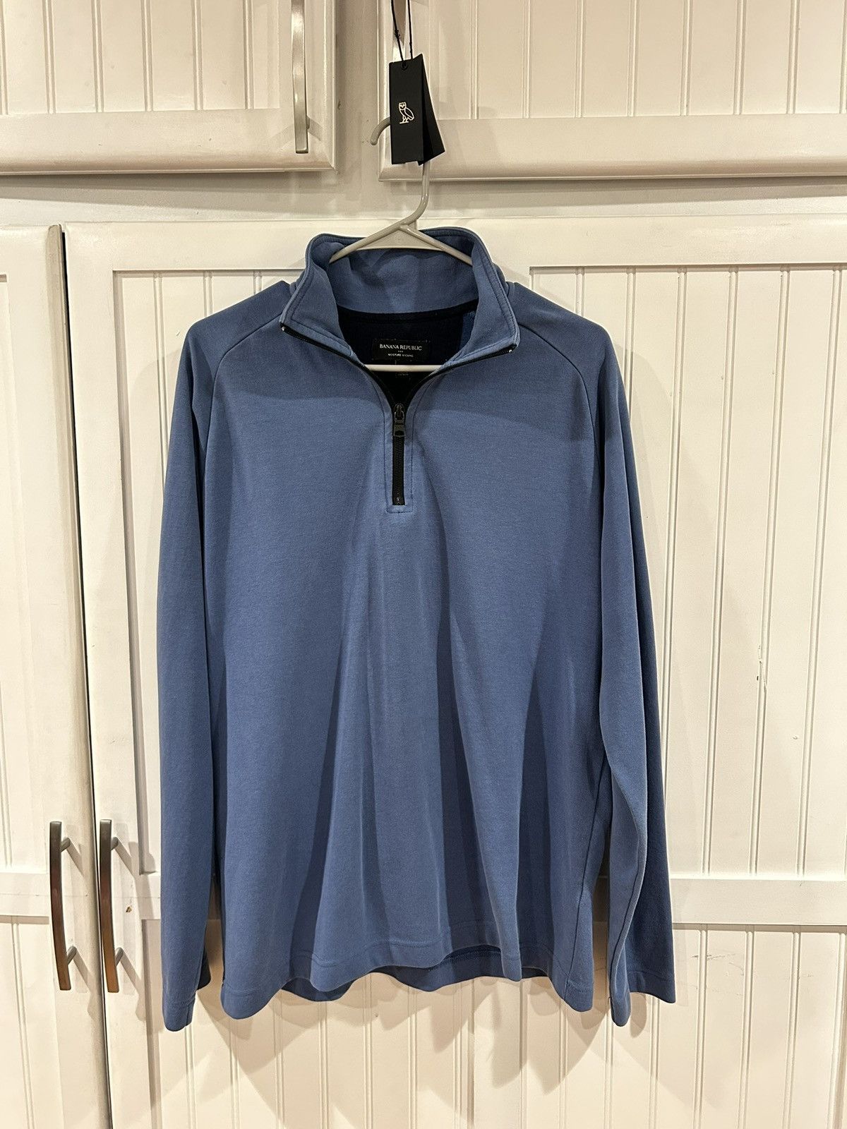 Banana Republic Banana Republic Quarter Zip Pullover Blue Size US L / EU 52-54 / 3 - 1 Thumbnail