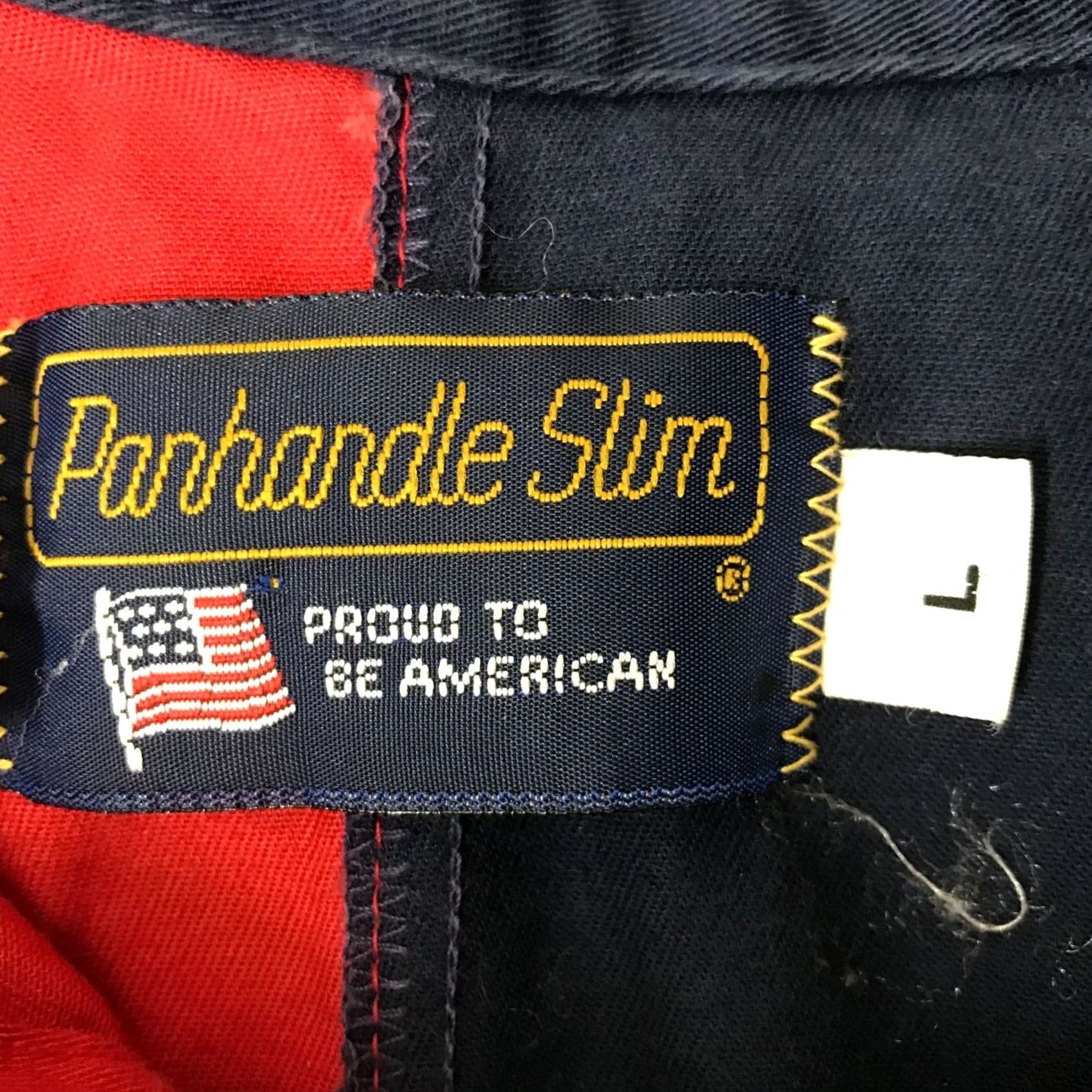 Vintage PANHANDLE SLIM RED/NAVY Snap Collared Shirt Mens L Western Long Sleeve Size US L / EU 52-54 / 3 - 7 Thumbnail