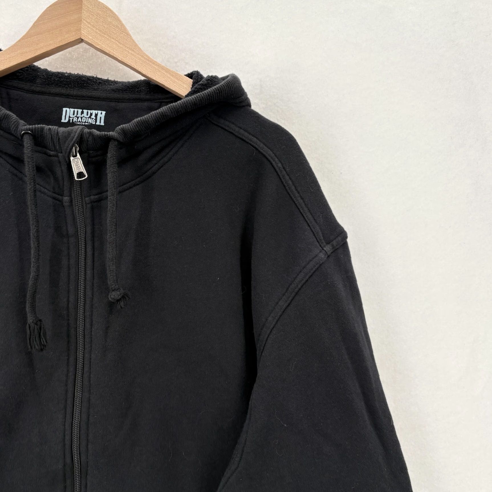 Vintage Duluth Hoodie Full Zip Mens 3XL Black Storm Cotton Heavyweight Size US XXL / EU 58 / 5 - 2 Thumbnail
