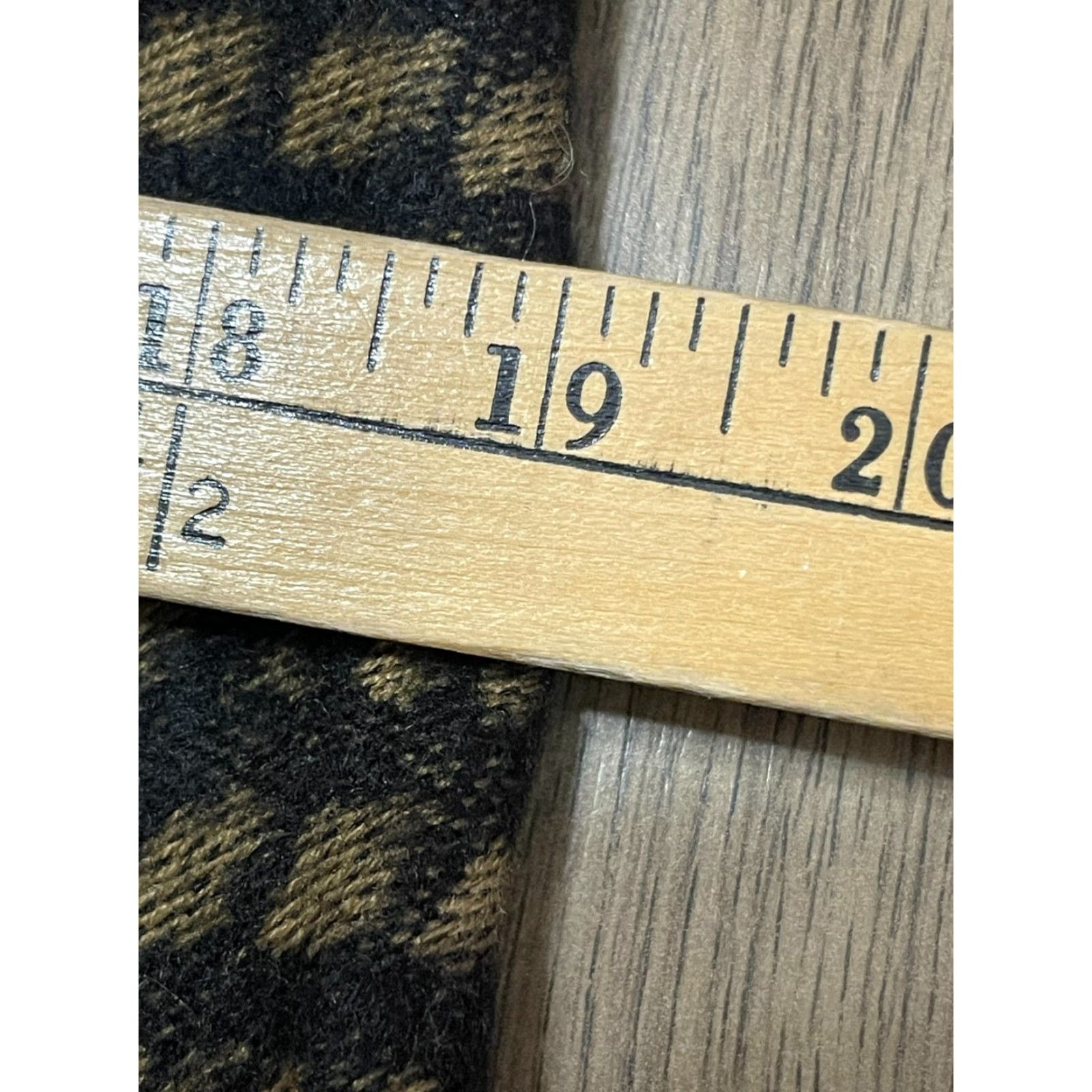 Vintage Ruff Hewn Sweater Cardigan, Women's Medium, Brown Black Open Cardigan, Regular Fit, Long Sleeve, Solid, Fall Spring Summer, Womens Size M / US 6-8 / IT 42-44 - 5 Thumbnail