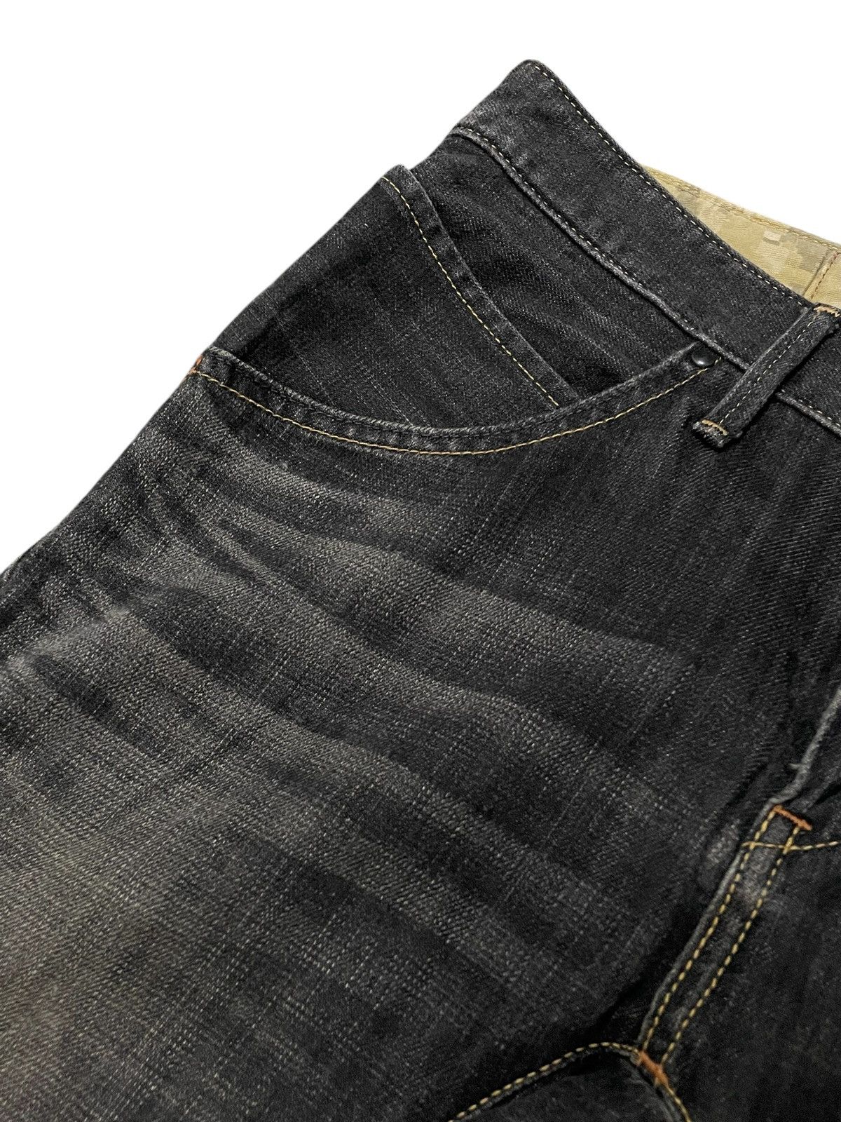 Beauty Beast × Edwin × Japanese Brand Vintage Edwin E Function Engineered Spiral Leg Jeans Size US 30 / EU 46 - 20 Thumbnail