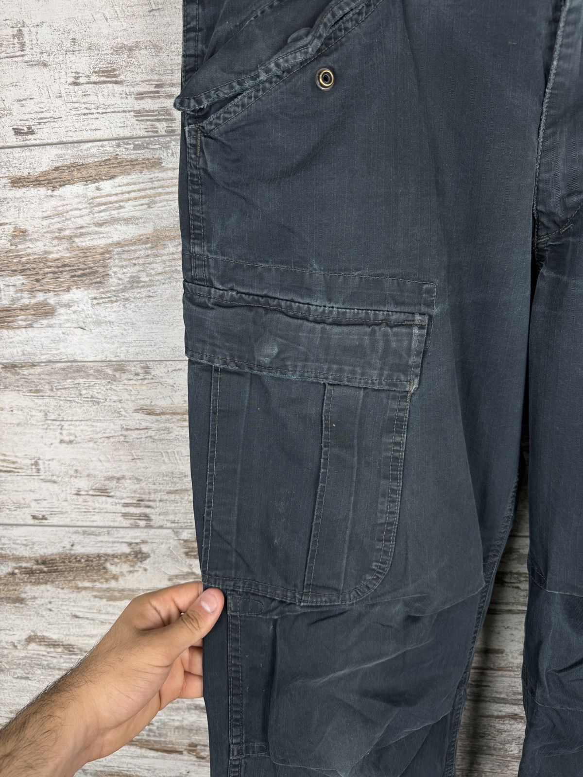 G-Star × Vintage Mens Vintage Distressed G Star Raw cargo pants jeans denim Size US 36 / EU 52 - 7 Thumbnail