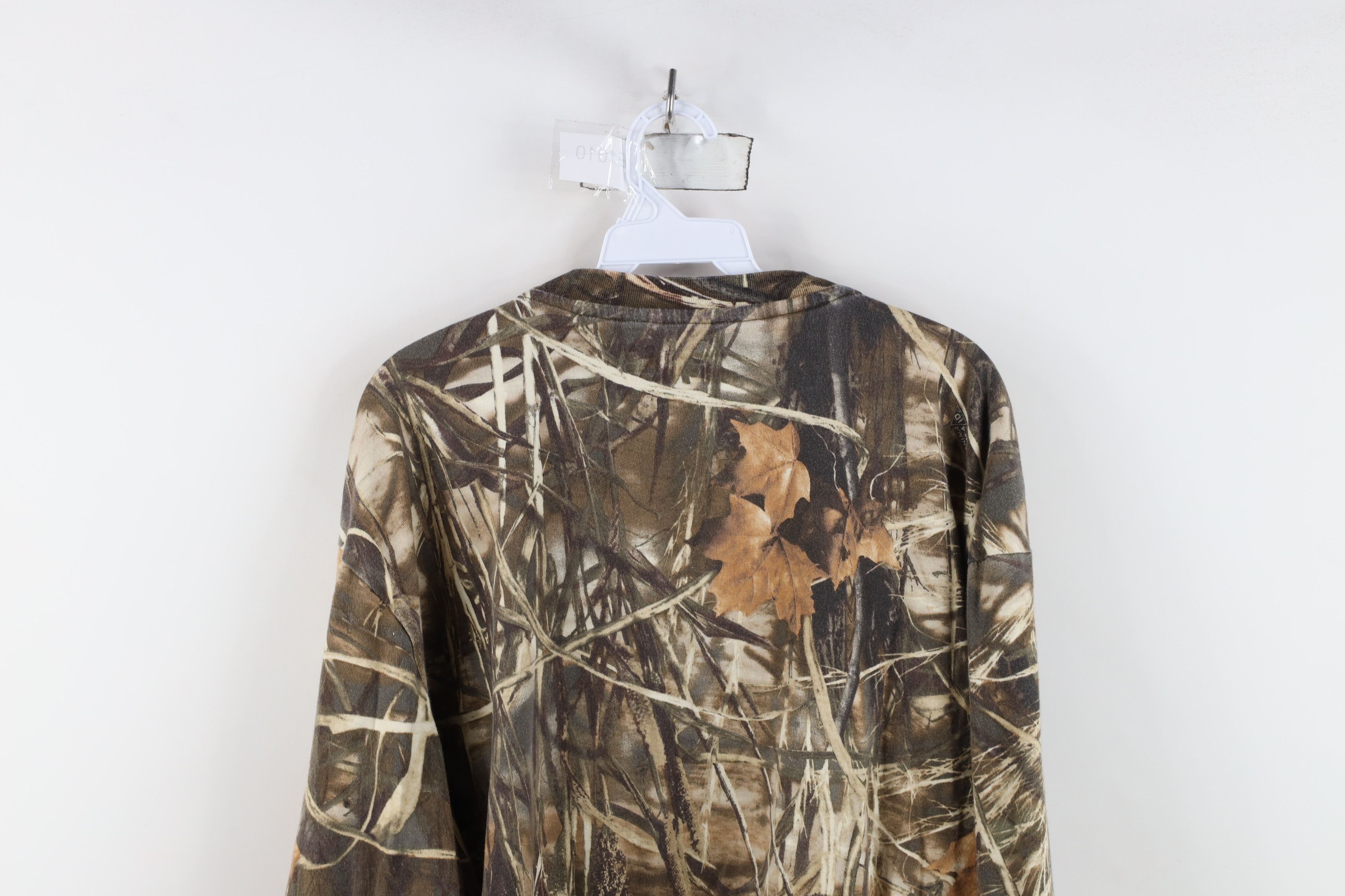 Vintage Vintage Y2K Streetwear Camouflage Long Sleeve Henley T-Shirt Size US XXL / EU 58 / 5 - 10 Thumbnail