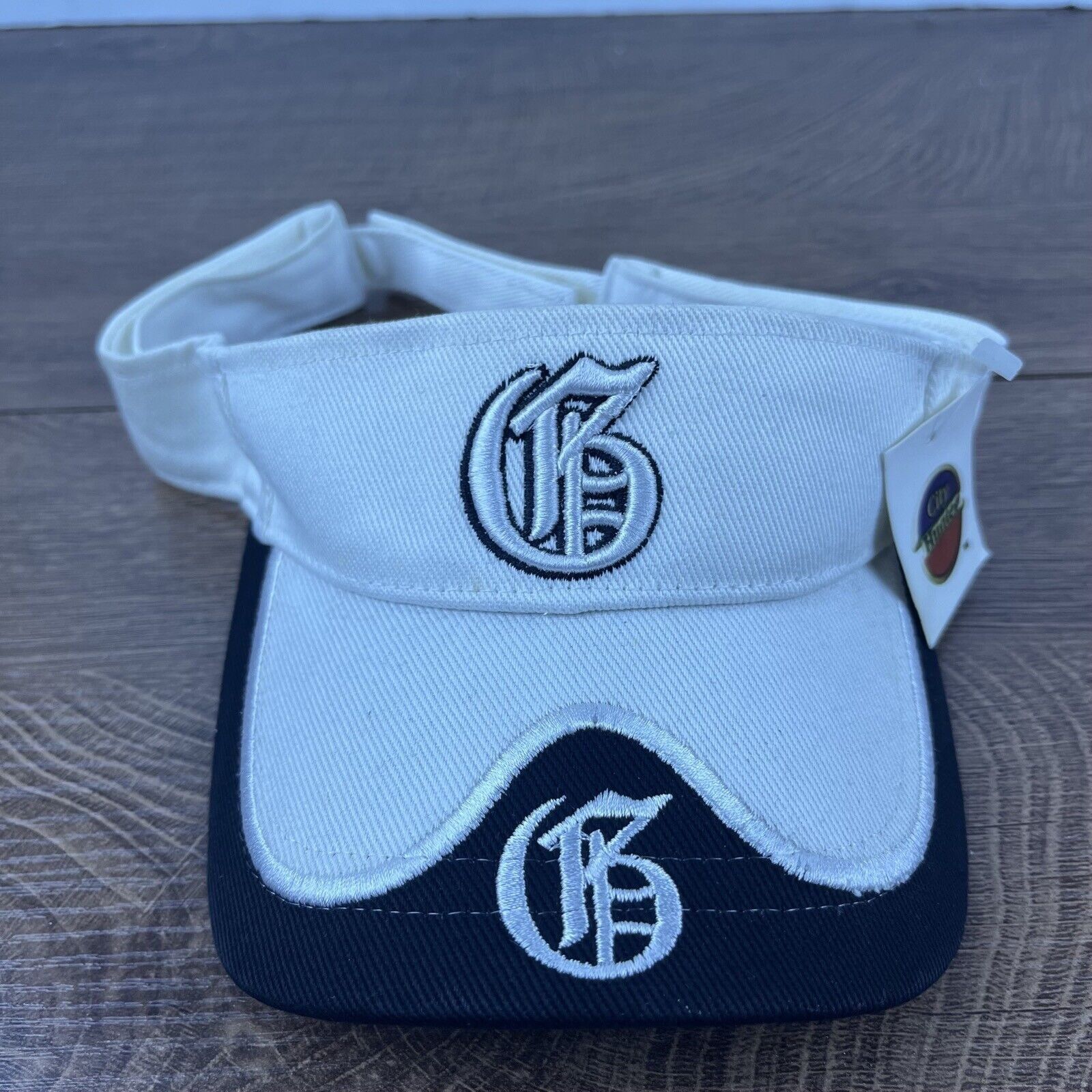 Other Cincinnati Visor Hat White Cap Hat Cincy Adjustable Hat Whit Size ONE SIZE - 1 Thumbnail