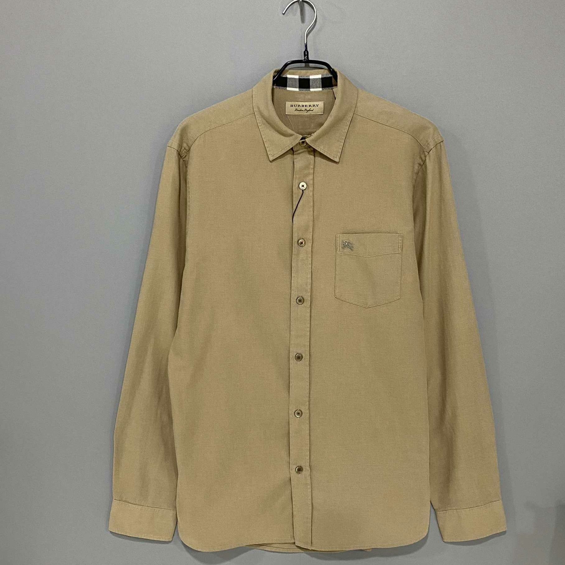 Burberry Burberry Beige Shirt m Men Size US M / EU 48-50 / 2 - 1 Thumbnail