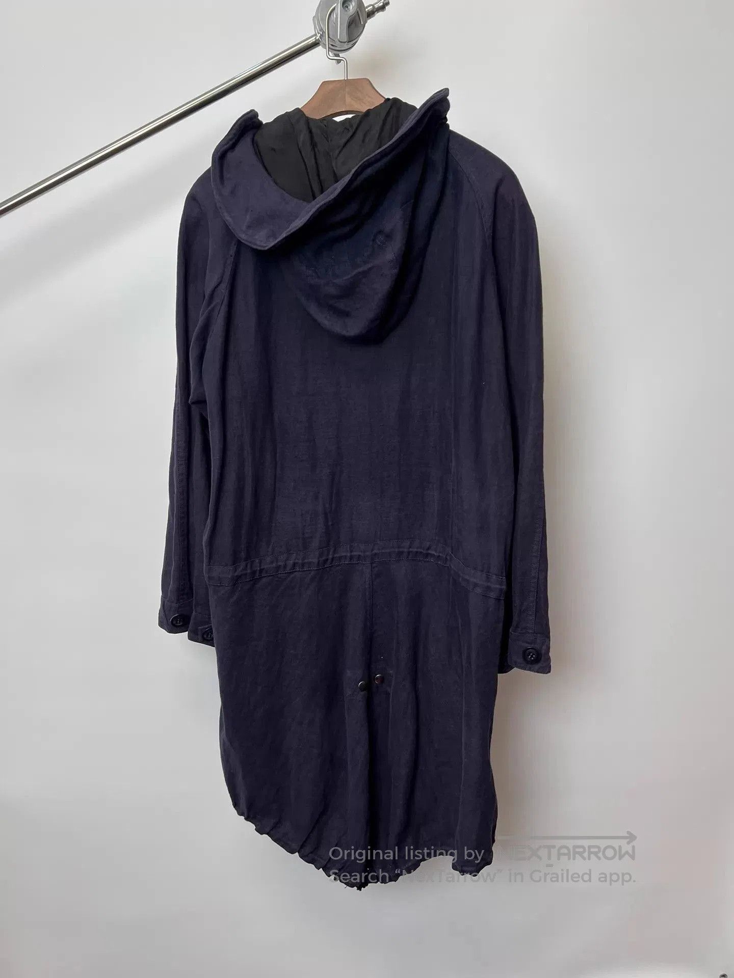 Yohji Yamamoto Hooded Long Parka Coat. Size US M / EU 48-50 / 2 - 5 Thumbnail