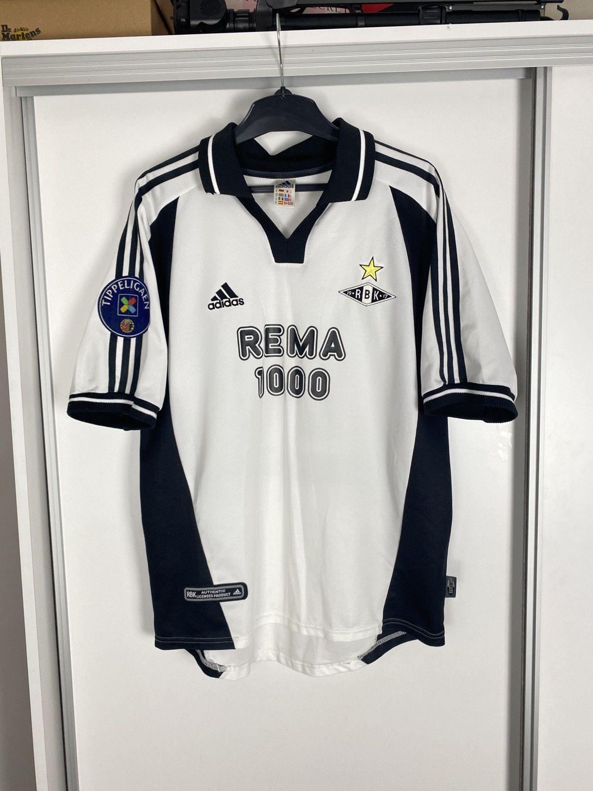 Adidas Vintage Y2K Adidas x Rosenborg 2000 2001 2002 00/01 Home Size US M / EU 48-50 / 2 - 1 Thumbnail