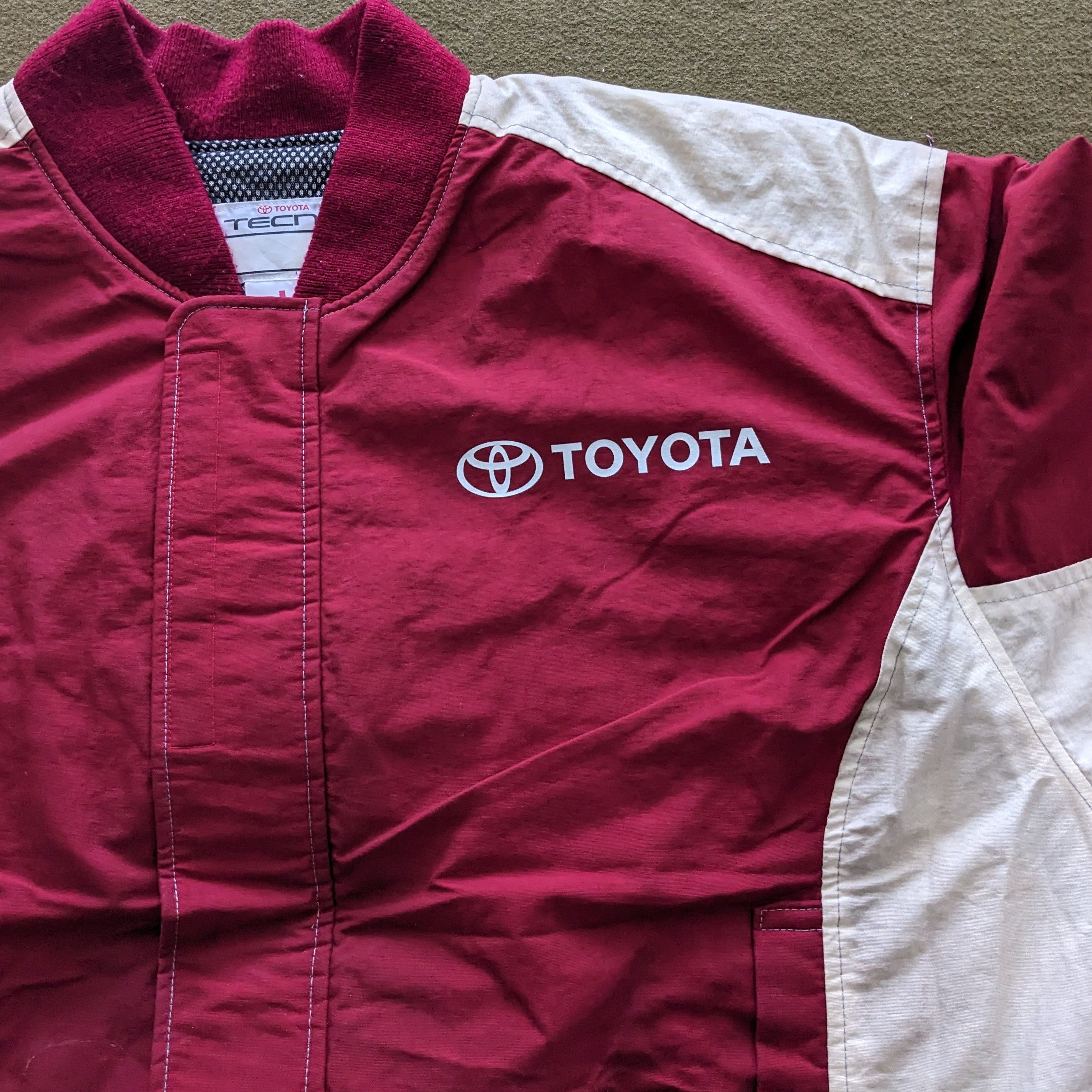 Other Vintage TOYOTA Racing Bomber Jacket Size US XXL / EU 58 / 5 - 4 Thumbnail