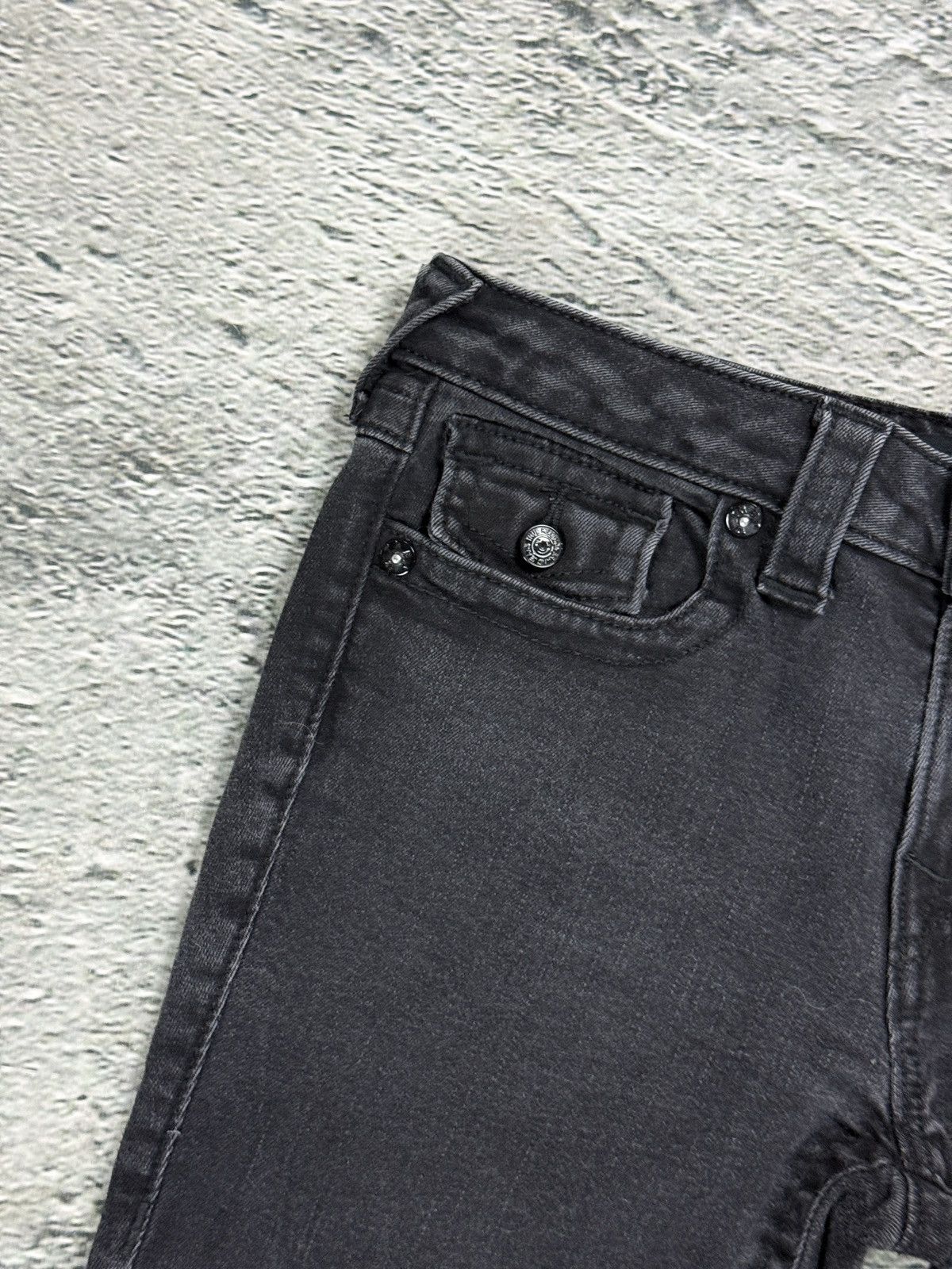 True Religion True Religion bootcut jeans black thick stitching Y2K Becca Size 25" / US 0 / IT 36 - 8 Thumbnail