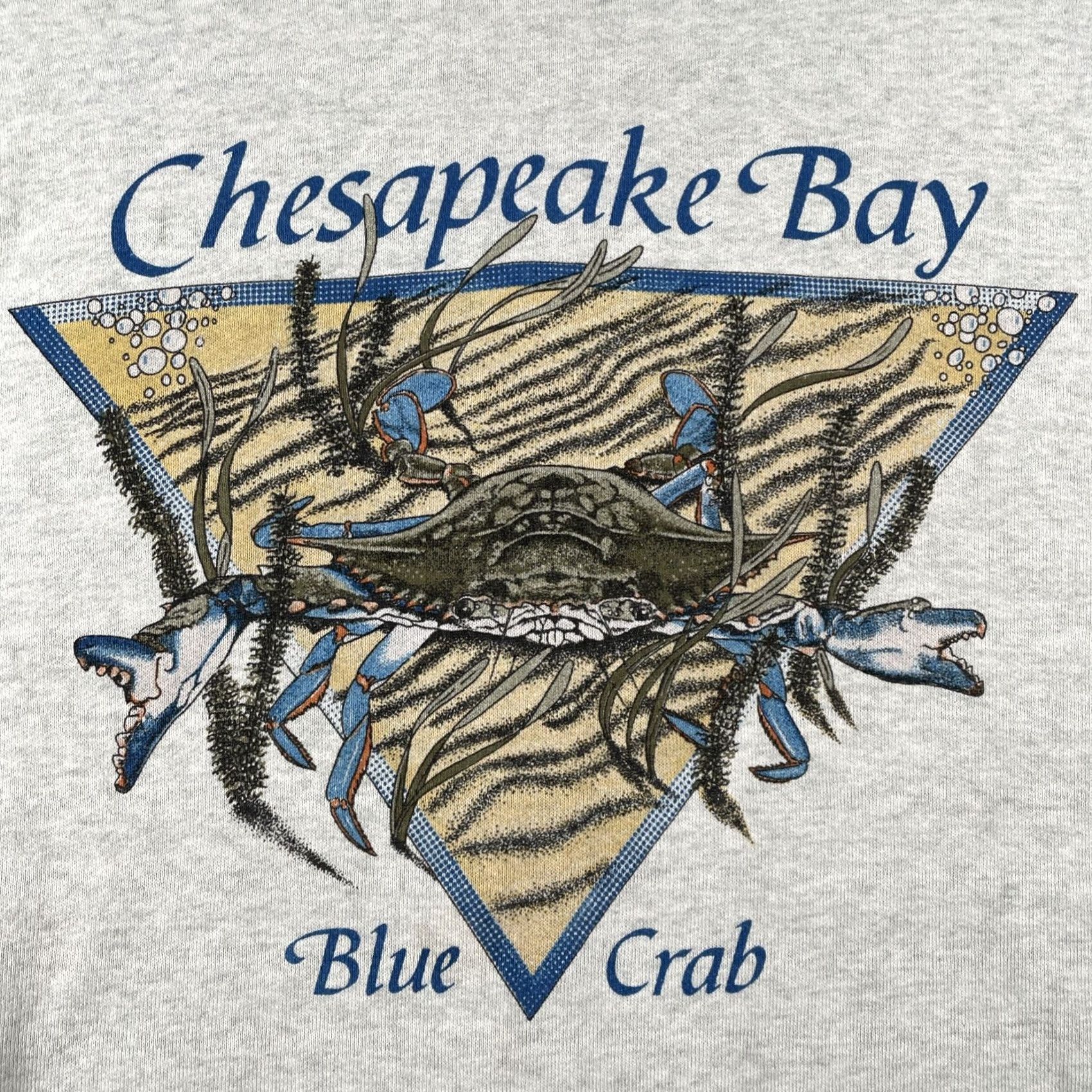 Fruit Of The Loom VINTAGE Fruit of the Loom Sweatshirt Mens XL Chesapeake Bay Blue Crab Made In USA Sweatshirt Size US XL / EU 56 / 4 - 3 Thumbnail