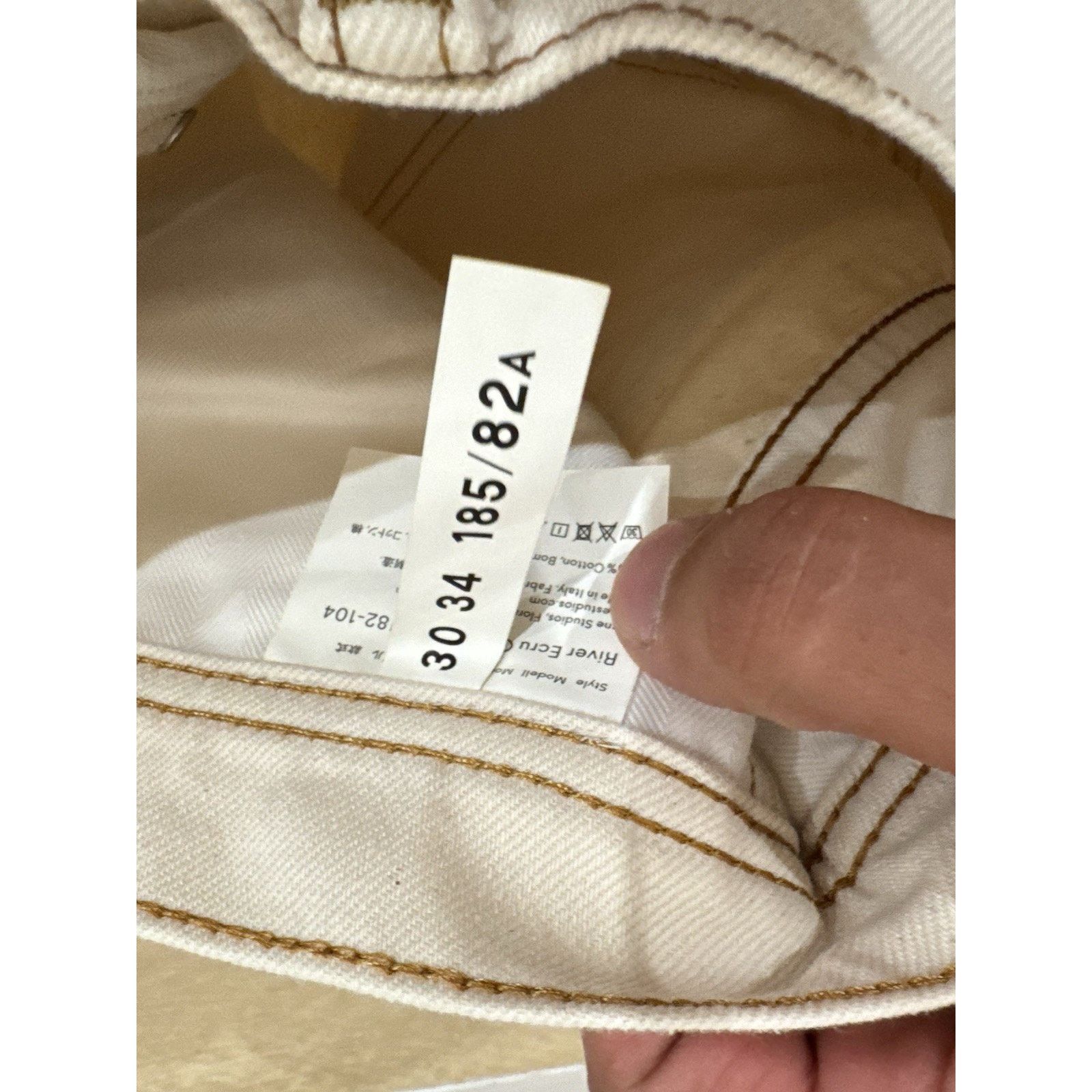 Acne Studios Acne Studios White Denim Jeans 30x34 Size 30" / US 8 / IT 44 - 3 Thumbnail