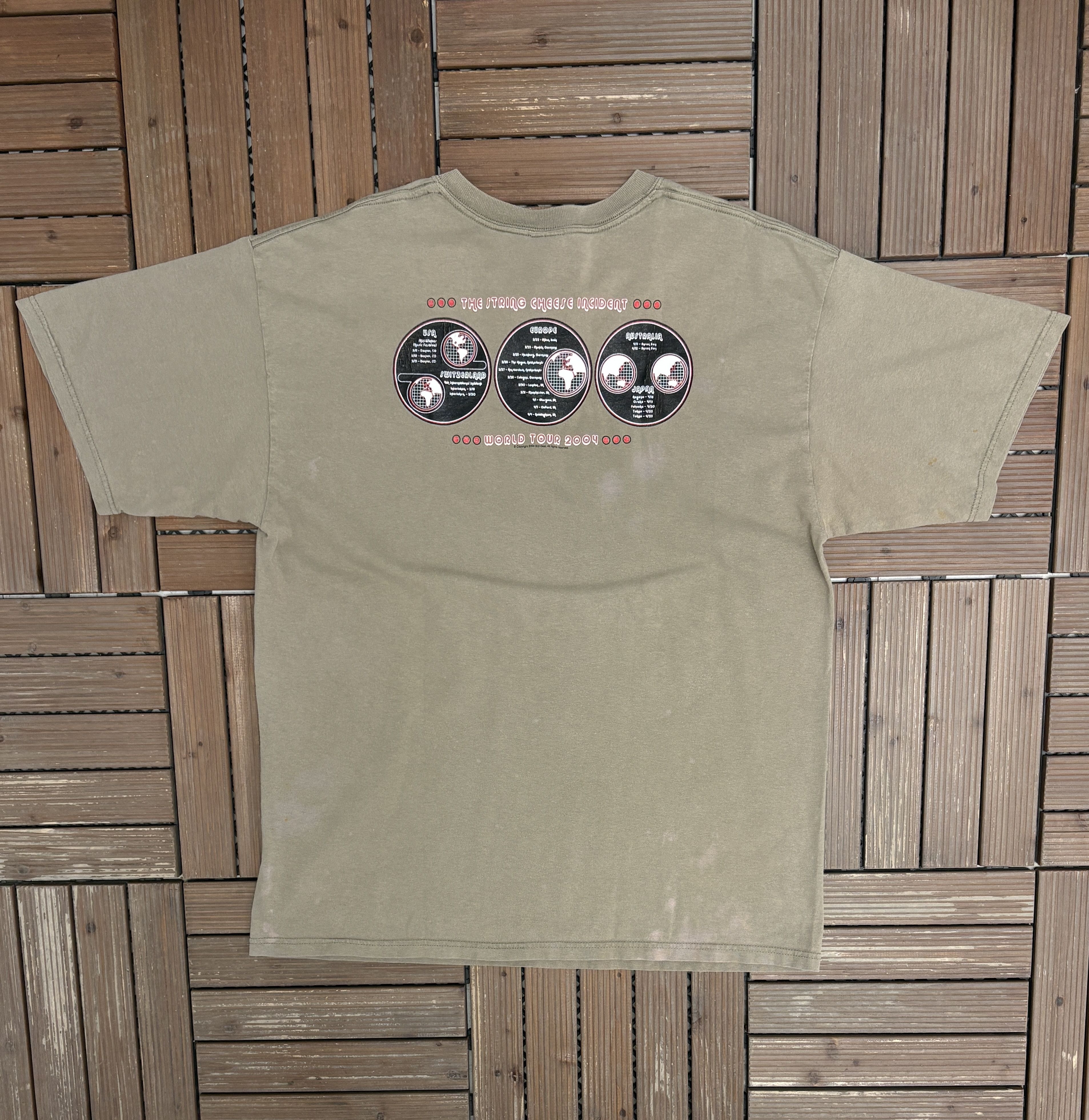 Vintage The String Cheese Incident Tour 2004 Vintage T-Shirt Tee Size US XL / EU 56 / 4 - 3 Thumbnail