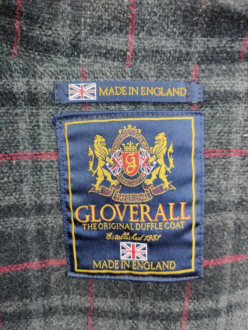 Gloverall Vintage 90's Gloverall England Wool Heavy Duffle Long Coat Size US L / EU 52-54 / 3 - 11 Thumbnail