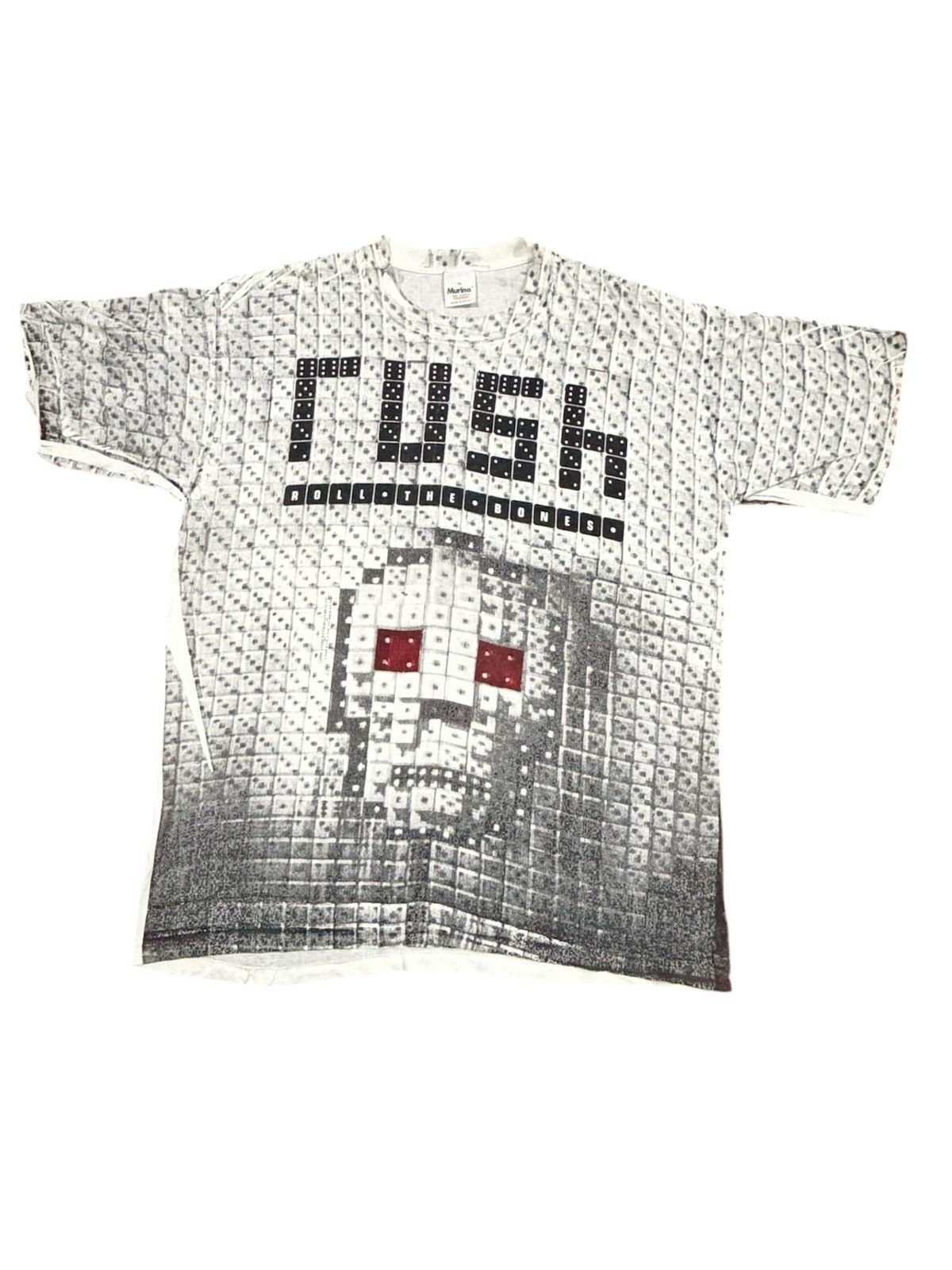 Band Tees Vintage 1991 Band Rush "Roll the Bones" AOP Size US XL / EU 56 / 4 - 1 Thumbnail