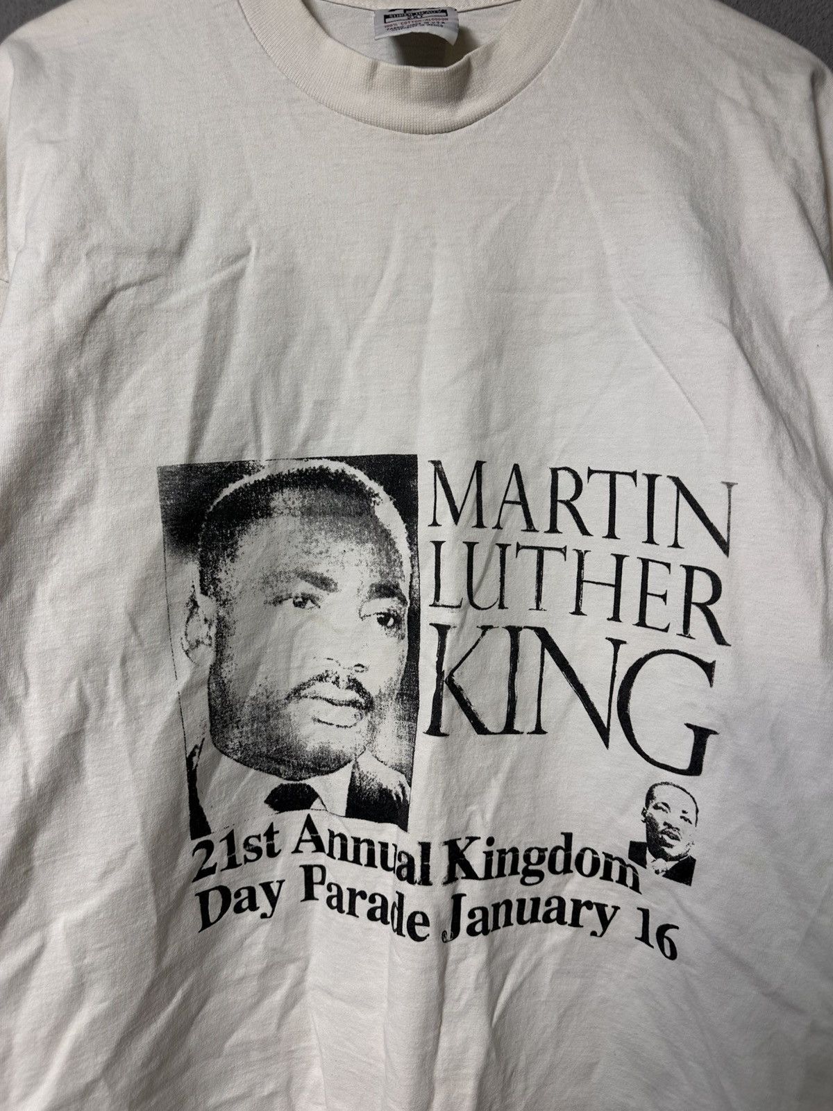 Vintage Martin Luther King Kingdom Day Parade 2006 Long Sleeve 2XT Size US XXL / EU 58 / 5 - 2 Thumbnail