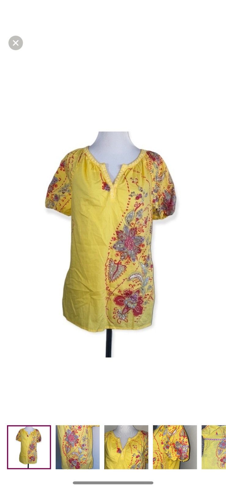 Robert Graham Robert graham small floral blouse Size S / US 4 / IT 40 - 1 Thumbnail