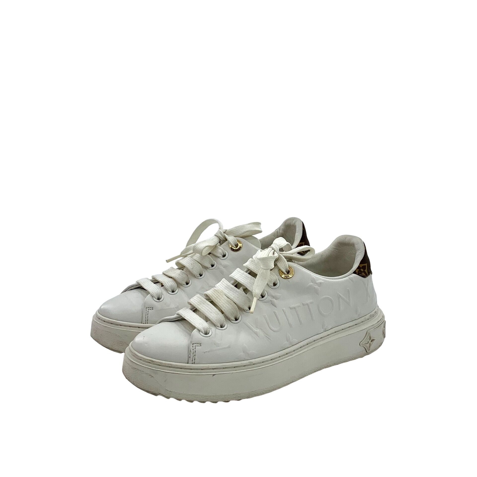 Louis Vuitton Louis Vuitton Time Out Logo Sneakers IT 35 Size US 5 / IT 35 - 1 Thumbnail
