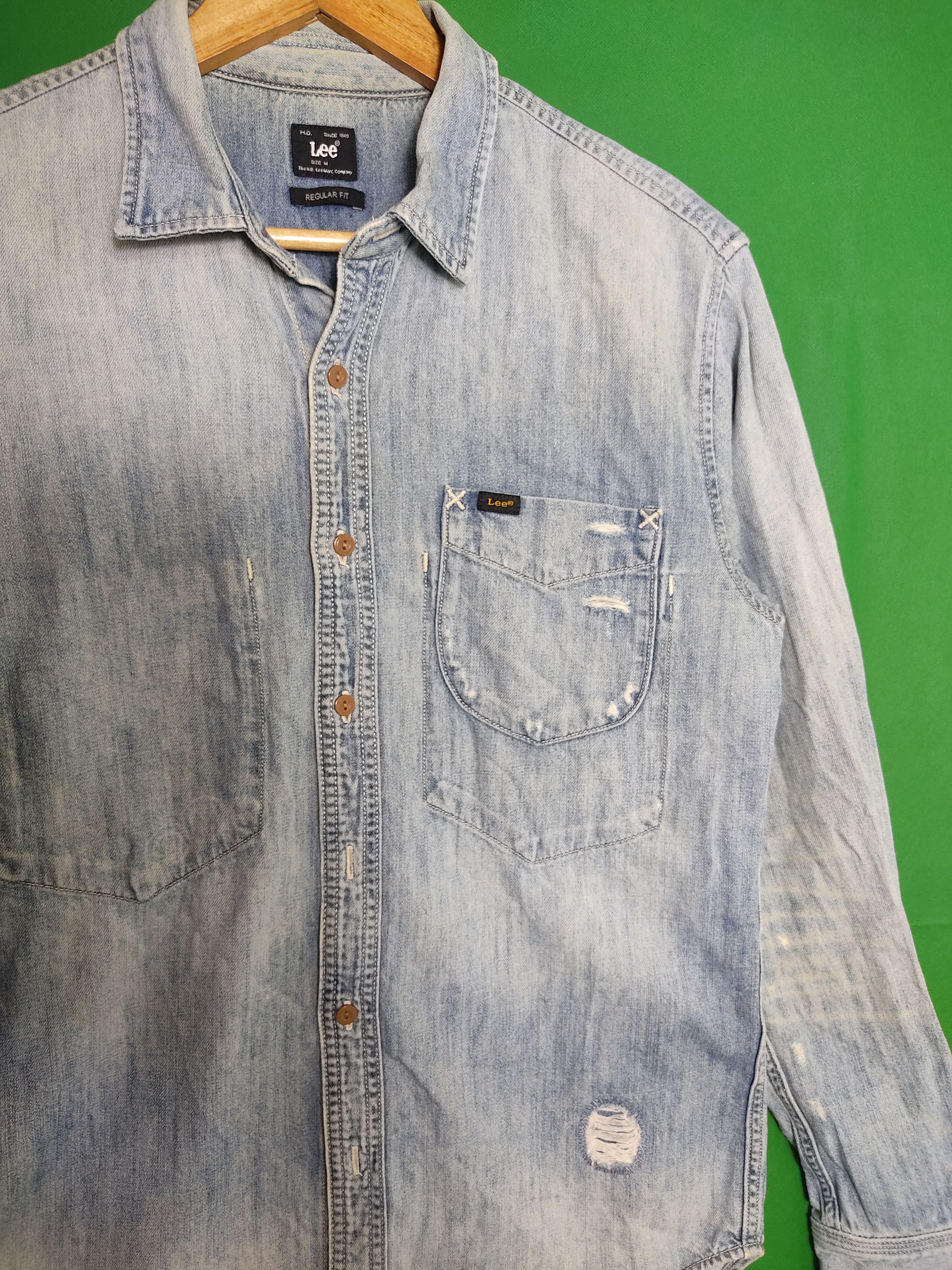 Lee Vintage Lee Denim Button Up Size US M / EU 48-50 / 2 - 9 Thumbnail