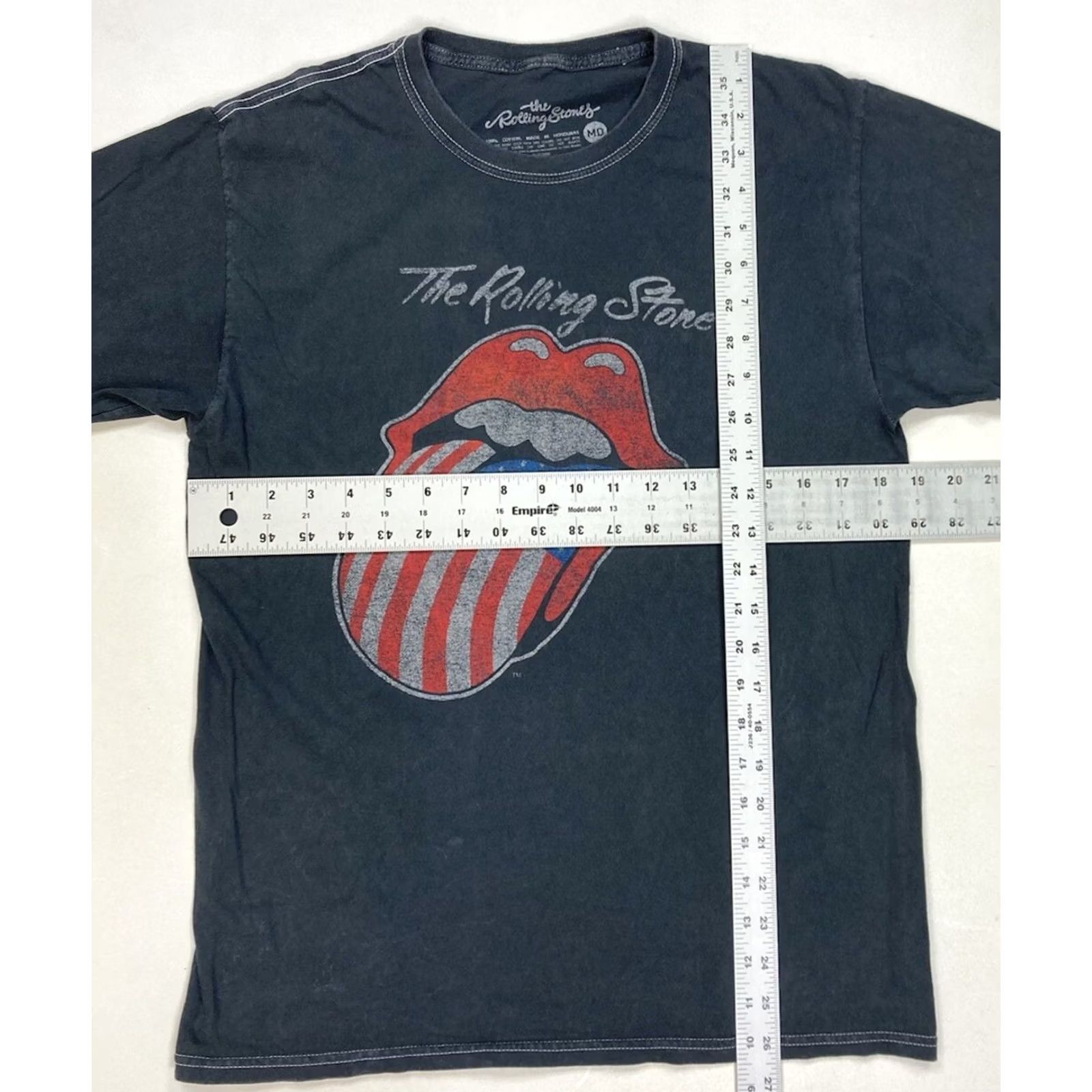 Logo 7 The Rolling Stones Logo Graphic T-shirt Men Medium Black Short Sleeve Music Size US M / EU 48-50 / 2 - 6 Thumbnail