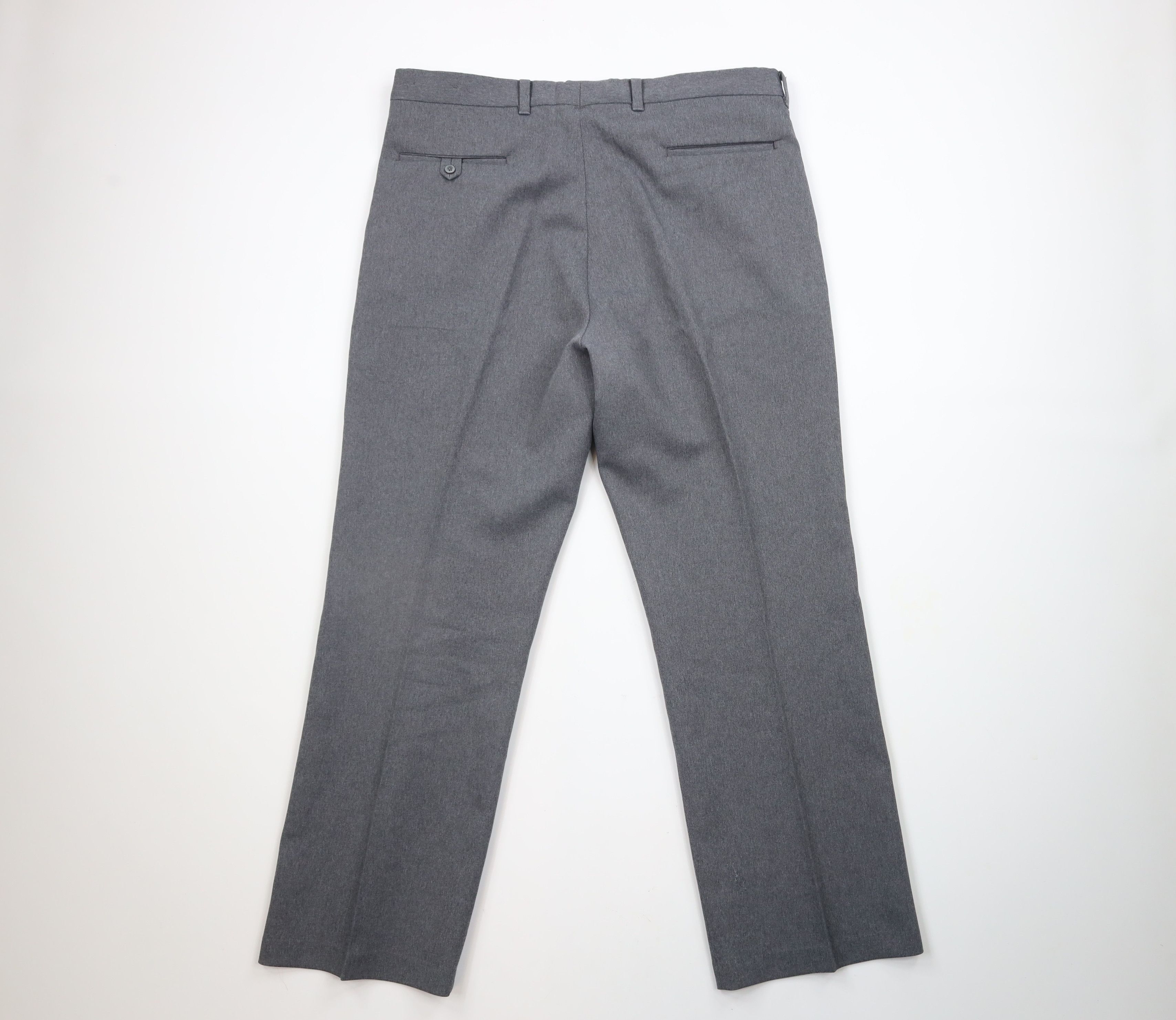 Vintage Vintage 70s Streetwear Wide Leg Trousers Pants Gray USA Size US 36 / EU 52 - 8 Thumbnail