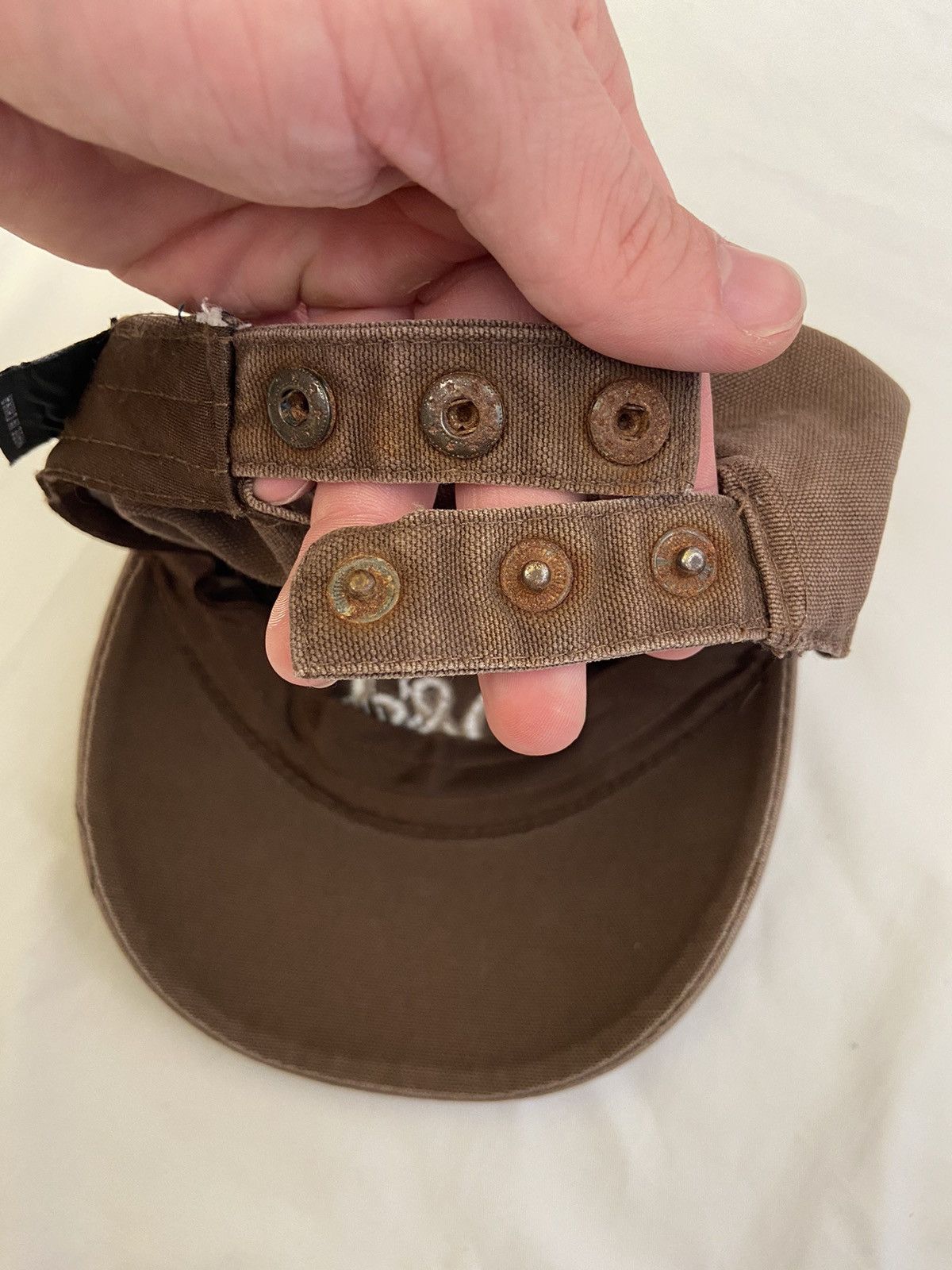 Dolce & Gabbana × Vintage Vintage Dolce & Gabbana Cap Y2K Distressed Rusted Hat Logo Size ONE SIZE - 17 Thumbnail