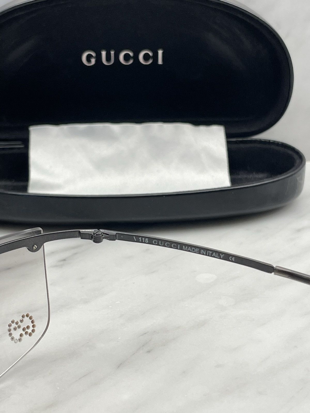 Gucci Gucci gg2653 strass 🔥 sunglasses with crystal logo rhineston Size ONE SIZE - 7 Thumbnail