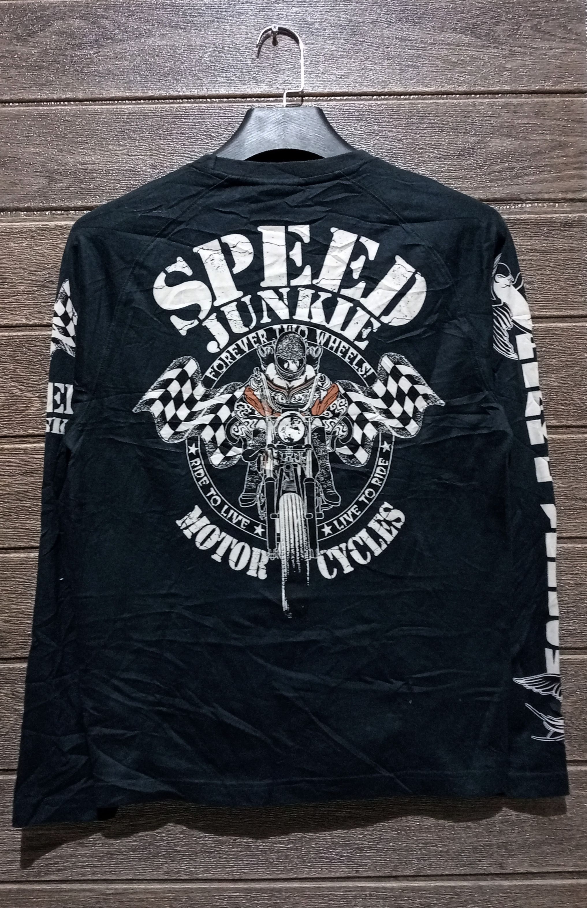 Tedman Vintage Tedman Peak'D Yellow Speed Junkie L/S Tshirt Rare Size US M / EU 48-50 / 2 - 1 Thumbnail