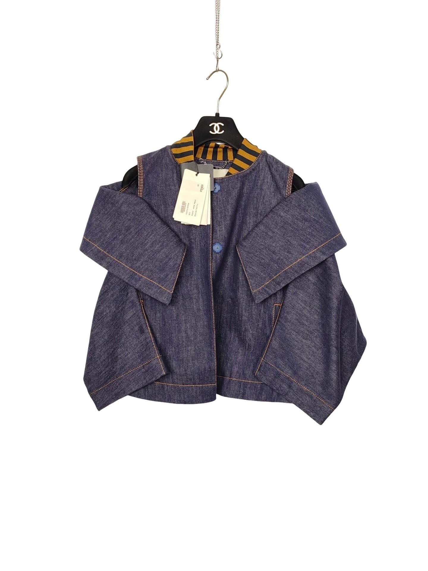 Fendi Fendi Denim Jacket Size 40 Size S / US 4 / IT 40 - 1 Thumbnail