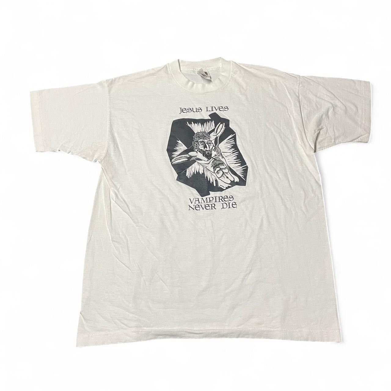 Other 90s Jesus Lives Vampires Never Die Size US XL / EU 56 / 4 - 1 Thumbnail
