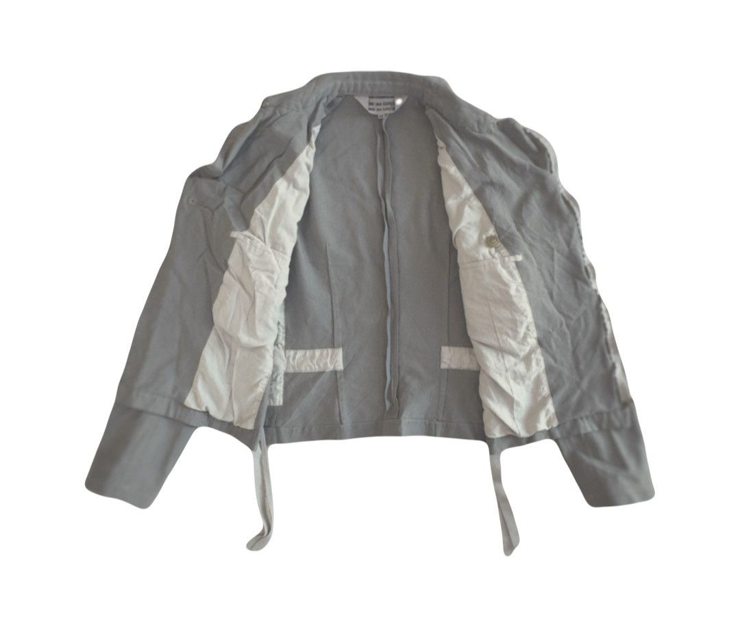 Comme des Garcons CDG Asymmetrical Zip Grey Jacket Size M / US 6-8 / IT 42-44 - 3 Thumbnail