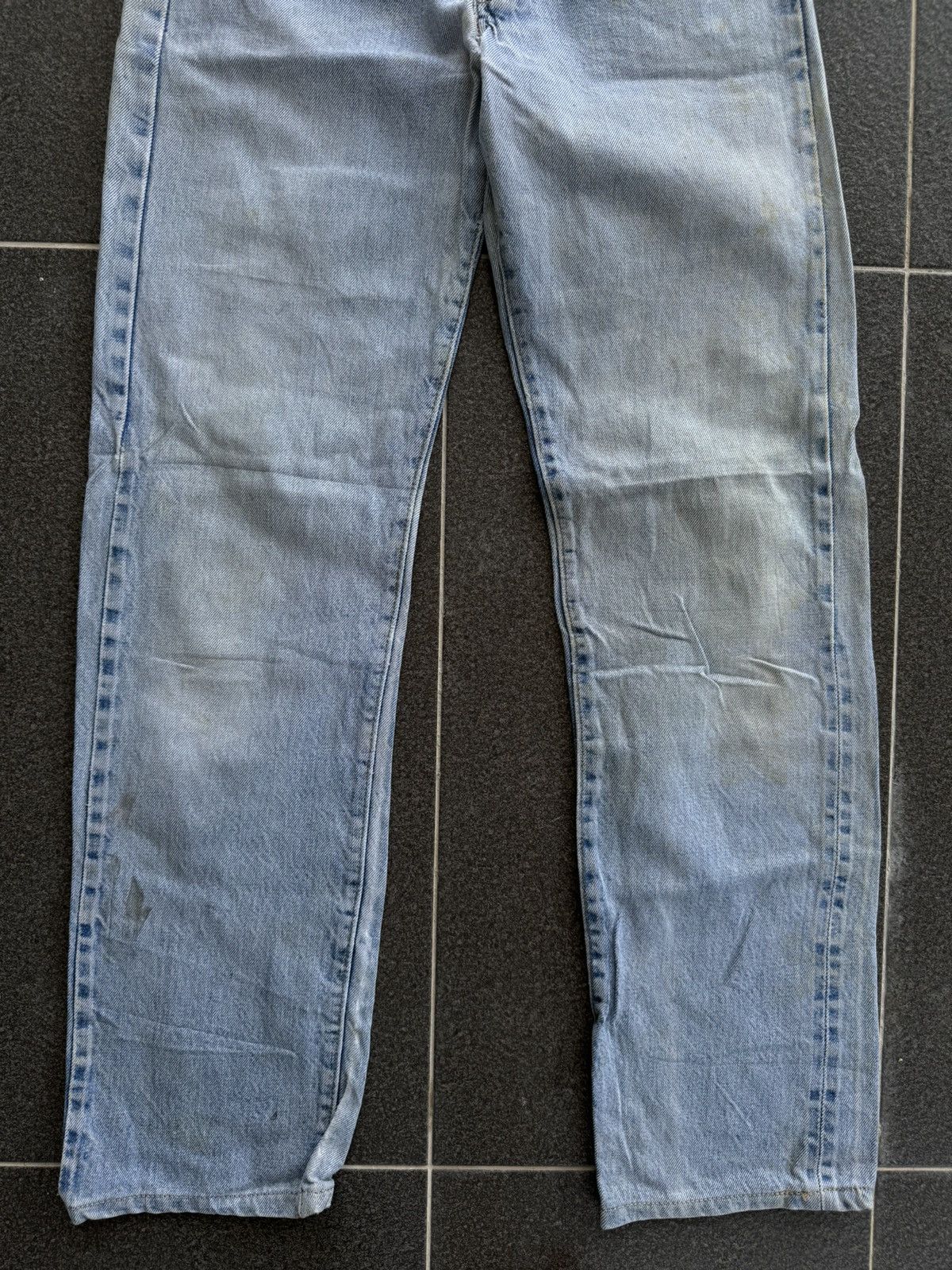 Levi's 💸LASTDROP💸 Redline Levis 501 #6 Button Selvedge Distressed Size US 28 / EU 44 - 3 Thumbnail