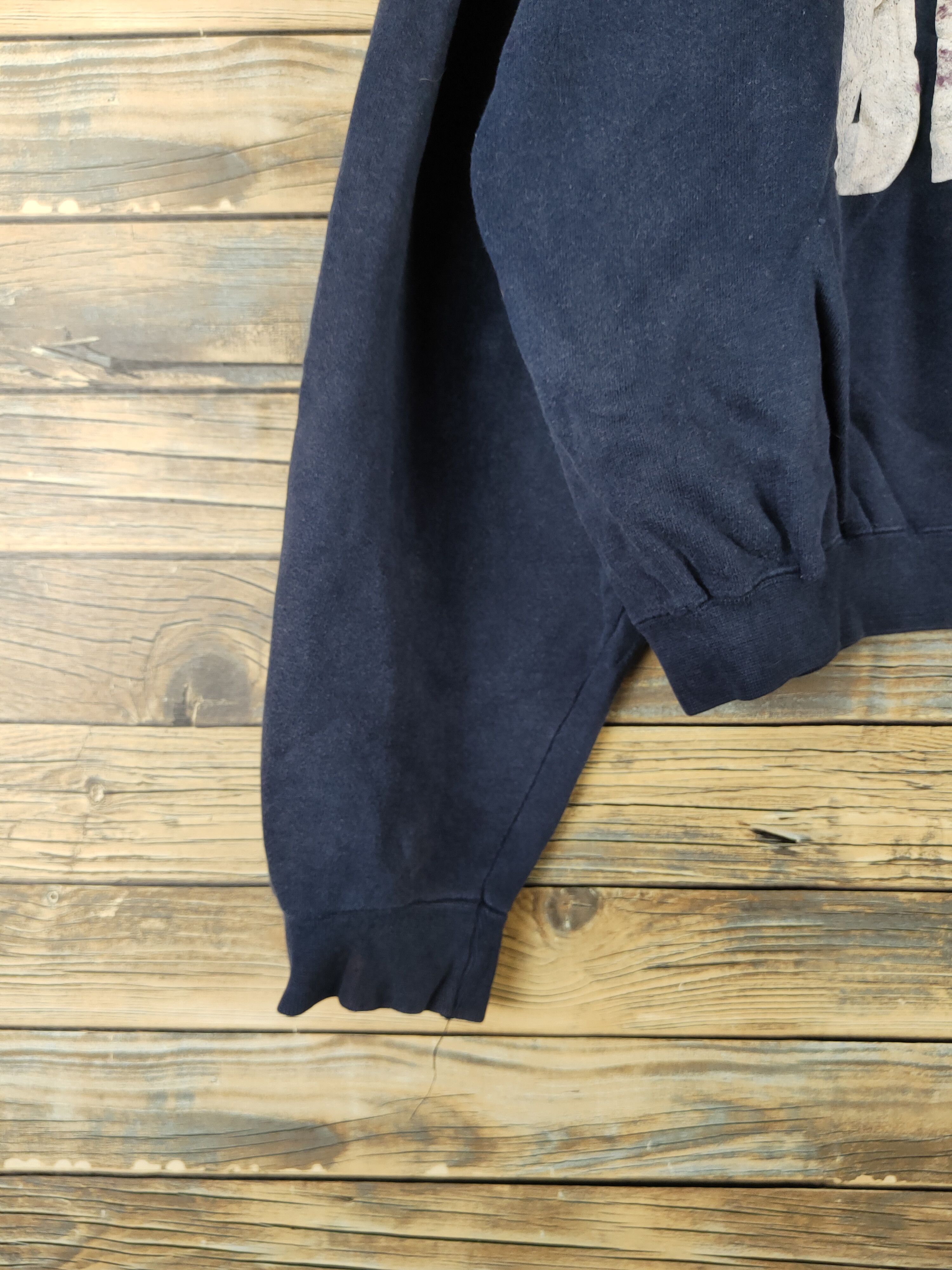 DKNY DL DKNY Navy vintage Sweatshirts #431 Size US XL / EU 56 / 4 - 4 Thumbnail